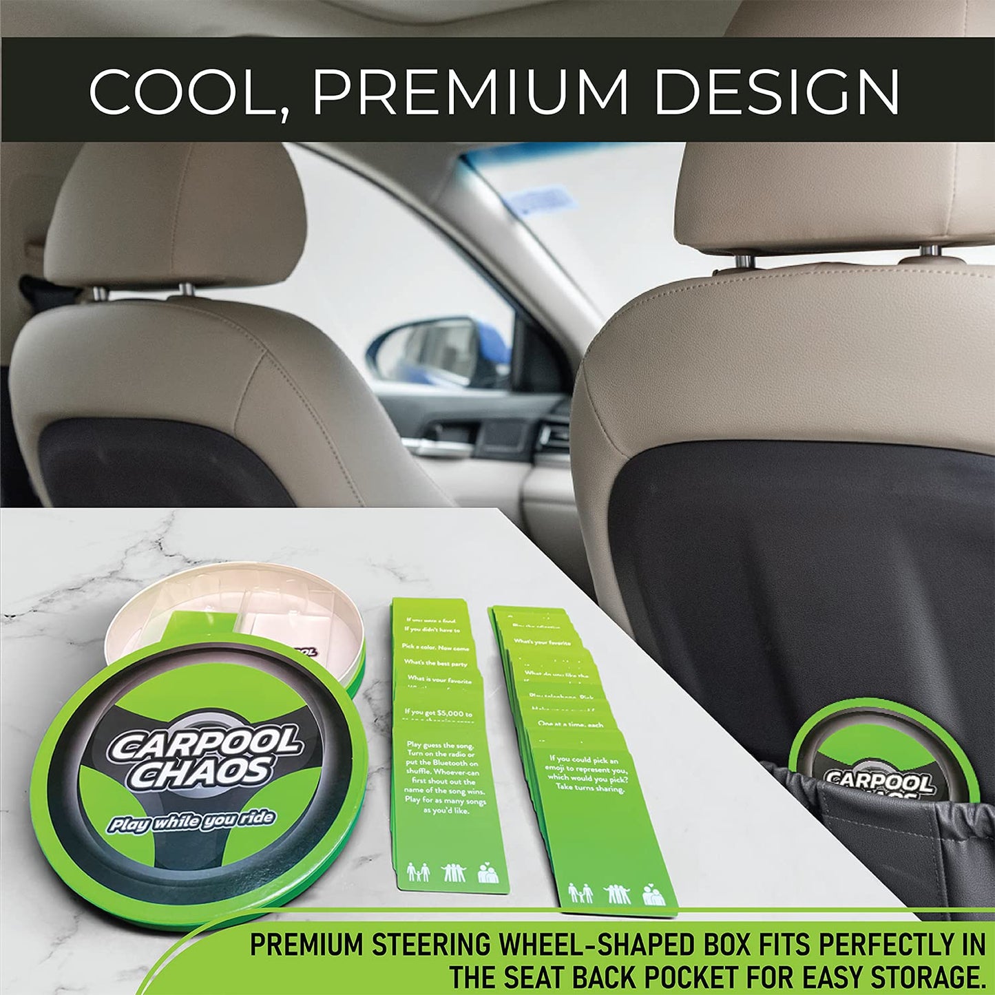 Carpool Chaos by Infinite Games – Fun Road Trip Car Games for All Ages