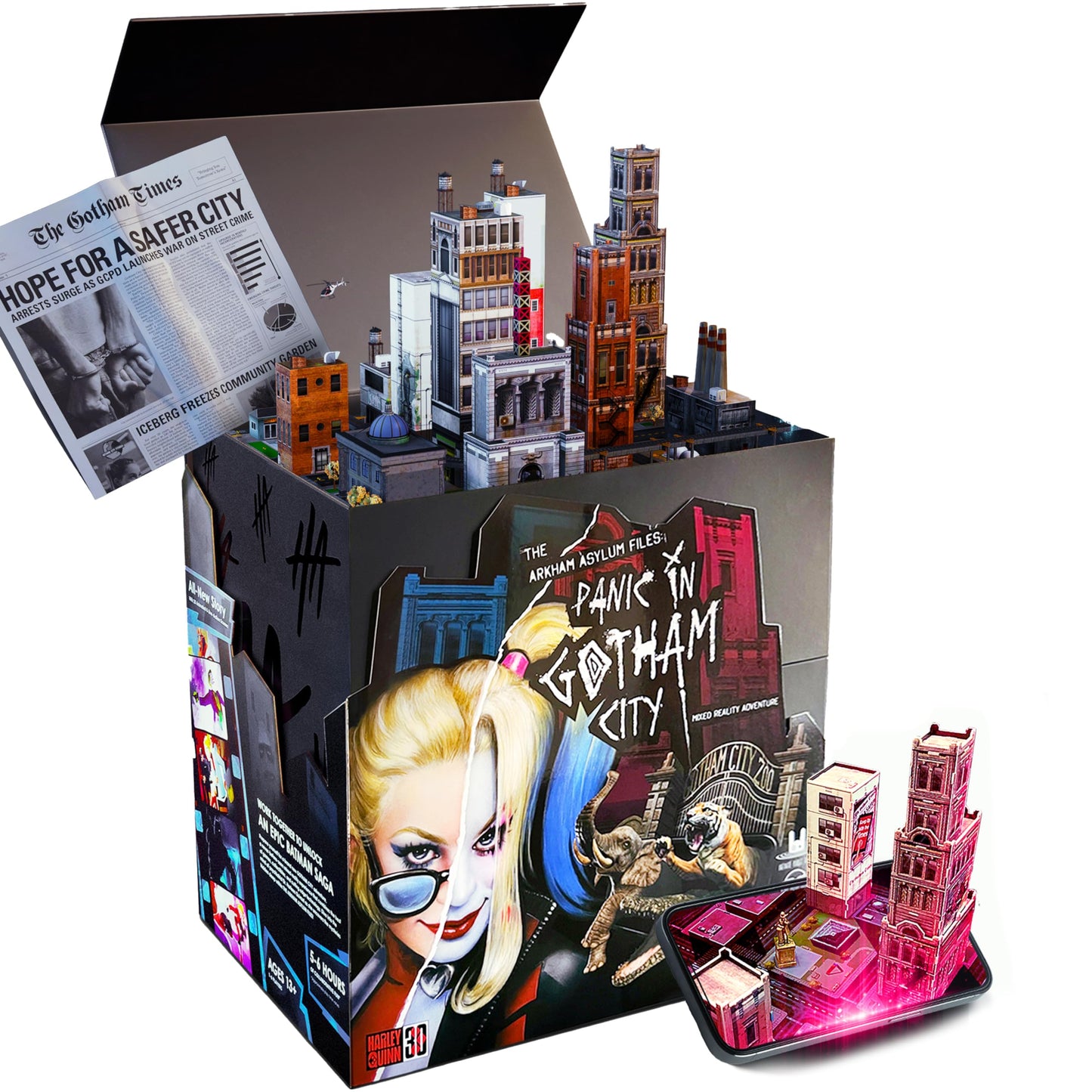 Infinite Rabbit Holes Arkham Asylum Files: Panic in Gotham City AR Board Game
