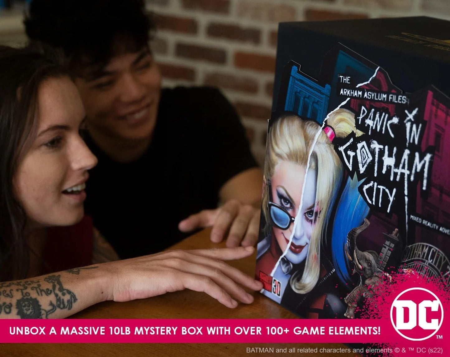 Infinite Rabbit Holes Arkham Asylum Files: Panic in Gotham City AR Board Game