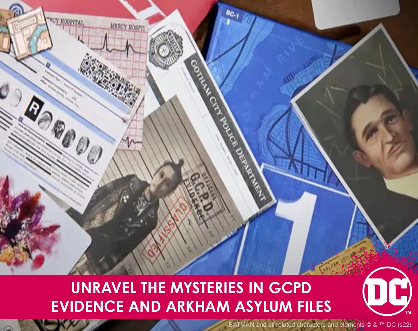 Infinite Rabbit Holes Arkham Asylum Files: Panic in Gotham City AR Board Game