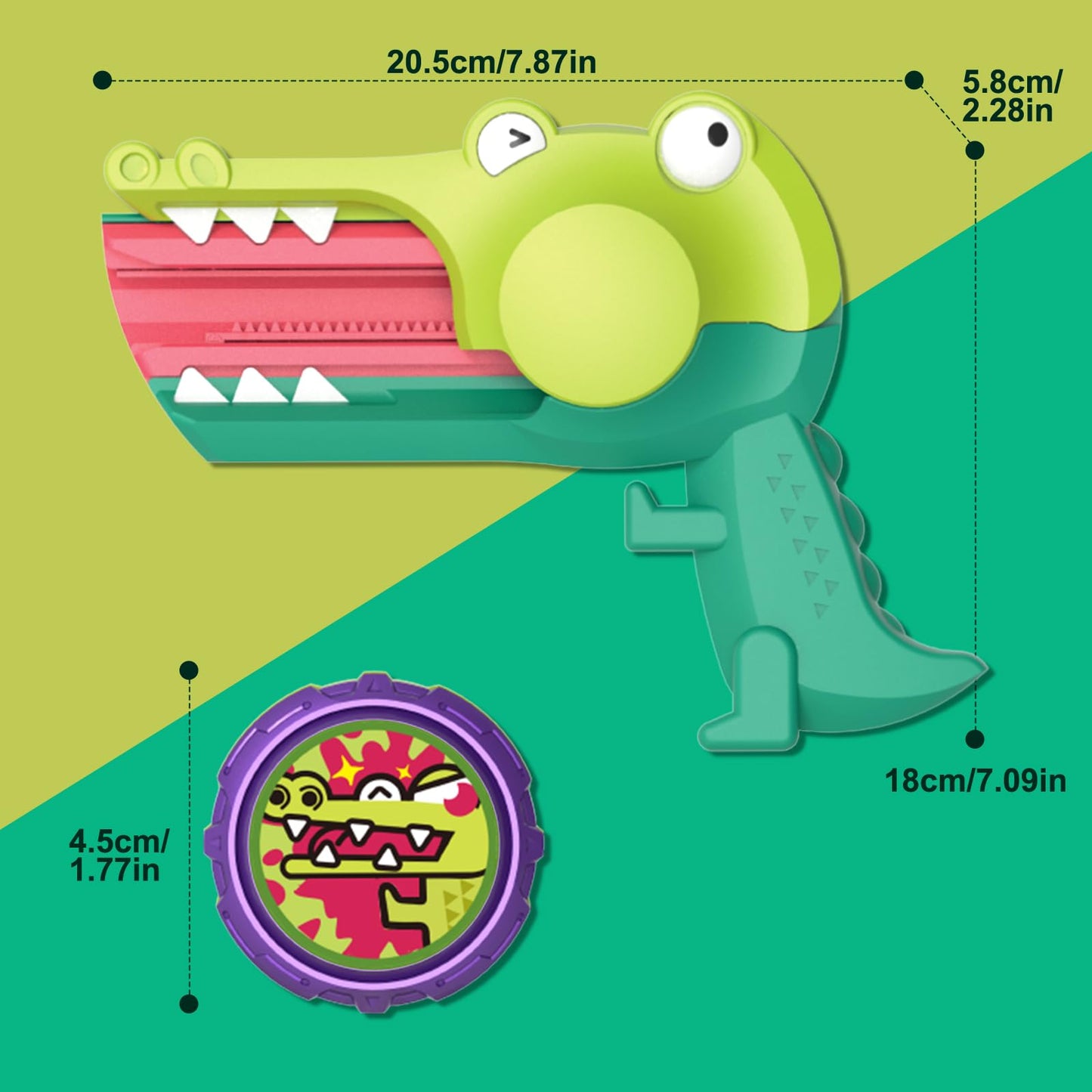 Infinity Nado NFINITY NADO Spinning Top with Crocodile Launcher – Battle Top for Kids