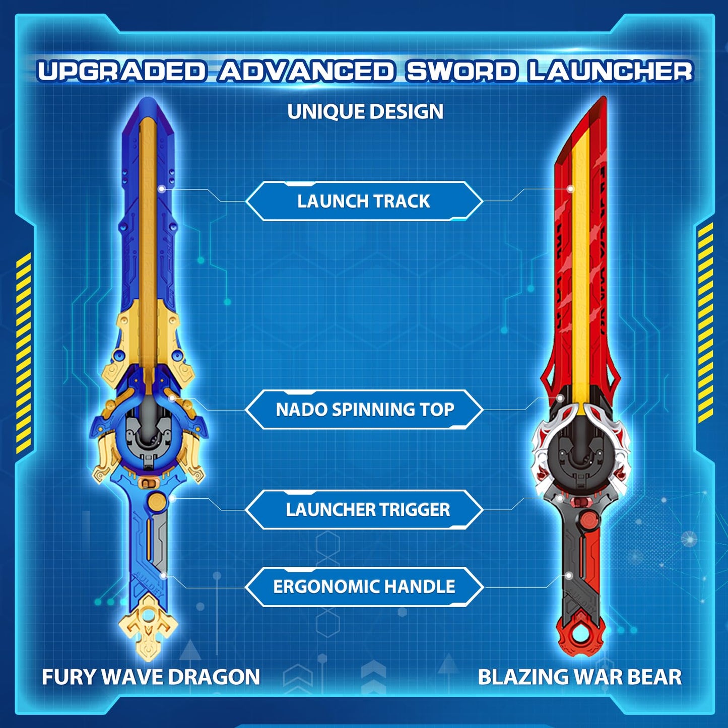 Infinity Nado Battle Set | Modular Stadium Arena, Infinite Acceleration, Glowing Metal Battle Tops