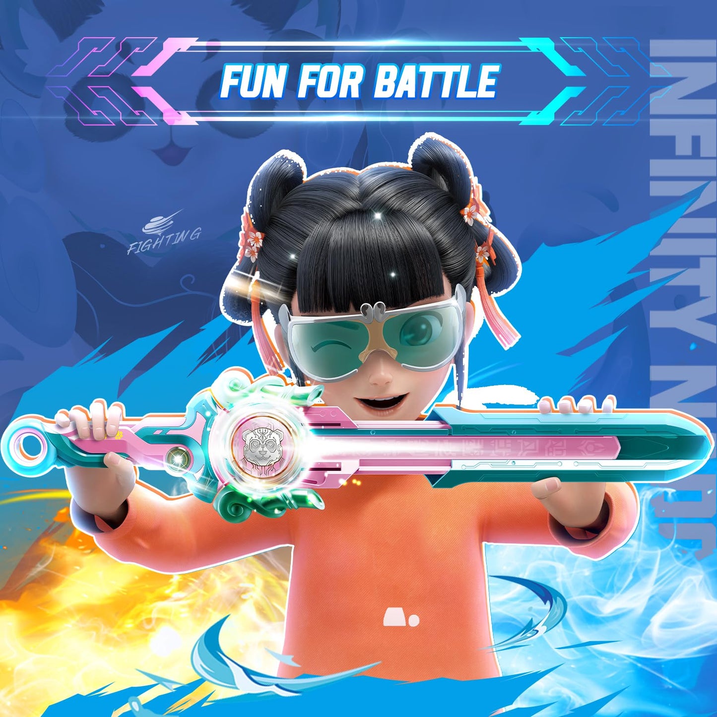Infinity Nado Battling Toys: Spinning Top & Sword Launcher Battle Set for Kids (Ages 5–12)