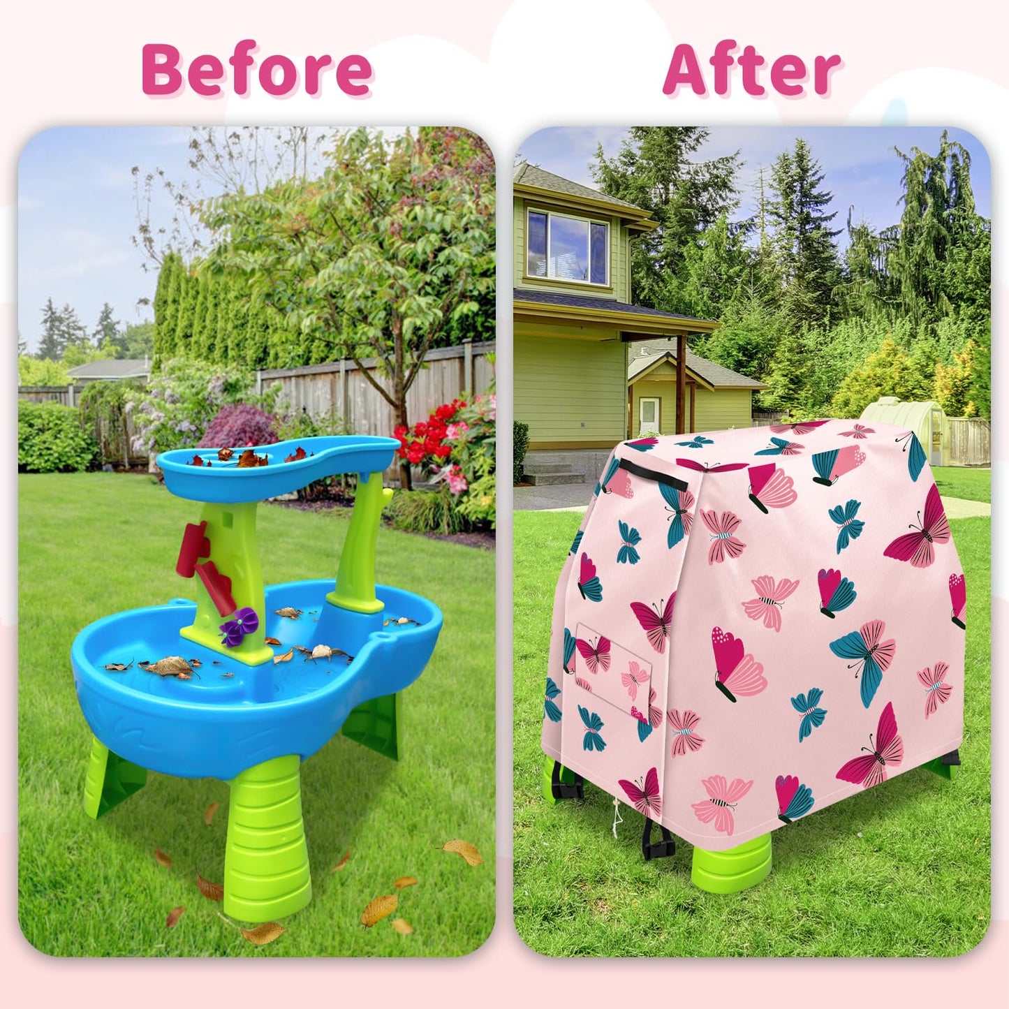 Infowush Kids Water Table Cover – Waterproof, Durable Outdoor Protection for Water Tables