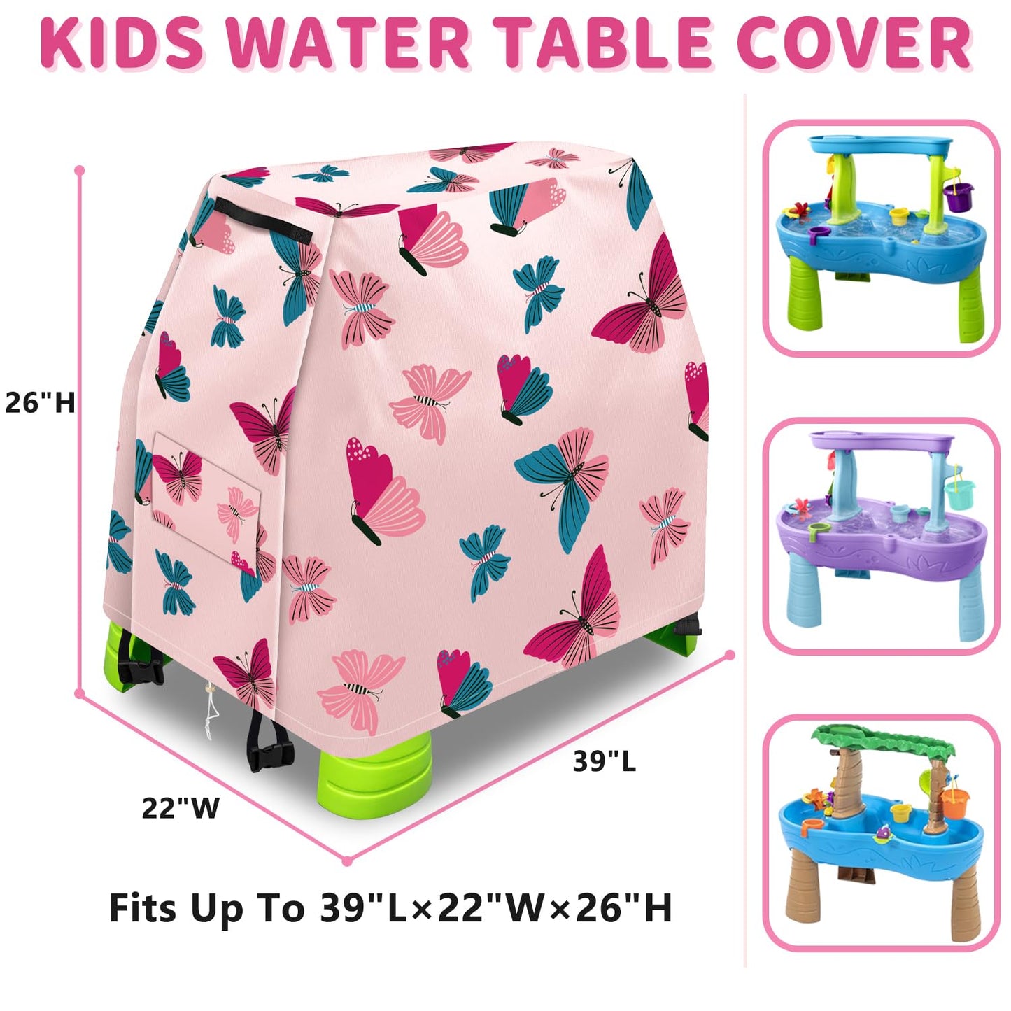 Infowush Kids Water Table Cover – Waterproof, Durable Outdoor Protection for Water Tables