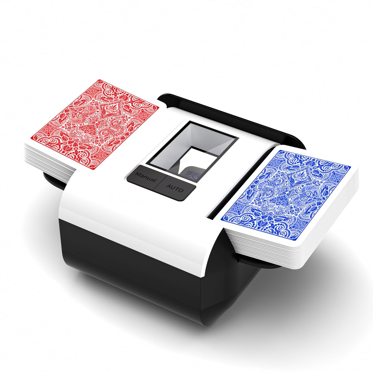 INNCNN Auto Card Shuffler for 1-2 Decks – USB-C, 5s Shuffle, Quiet 65dB
