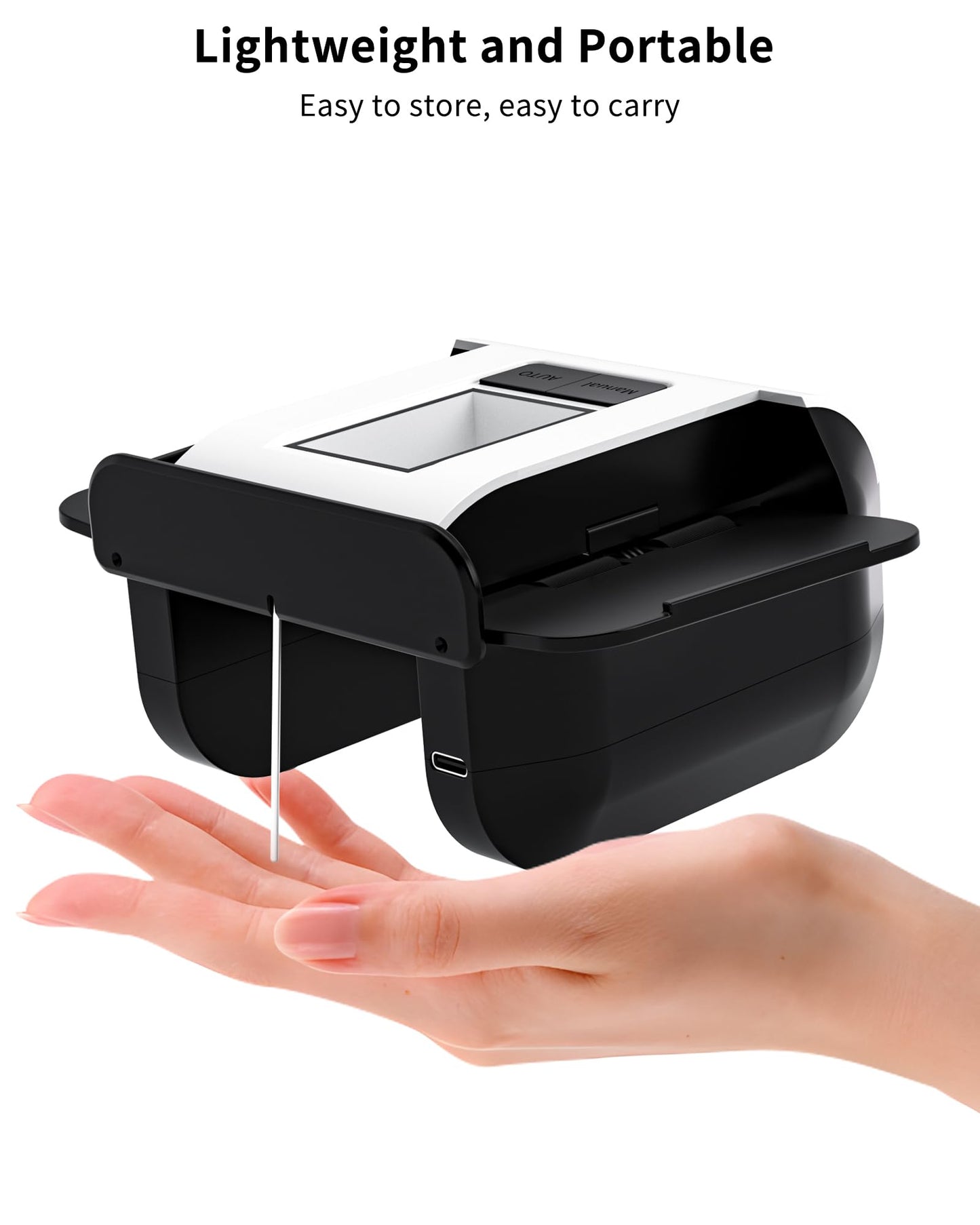 INNCNN Auto Card Shuffler for 1-2 Decks – USB-C, 5s Shuffle, Quiet 65dB