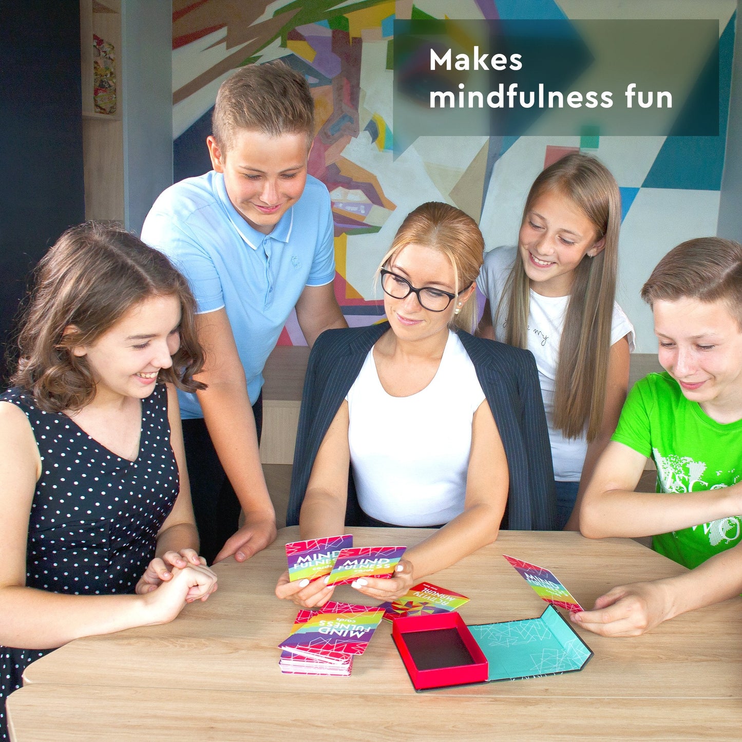 INNERICONS Mindfulness Cards – Conversation Cards for Kids, Teens & Adults