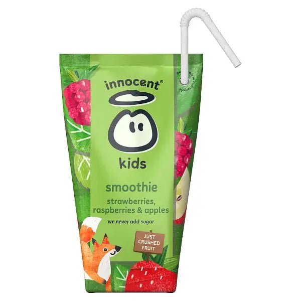 innocent Kids Smoothies Strawberries, Raspberries & Apples 150ml x 4