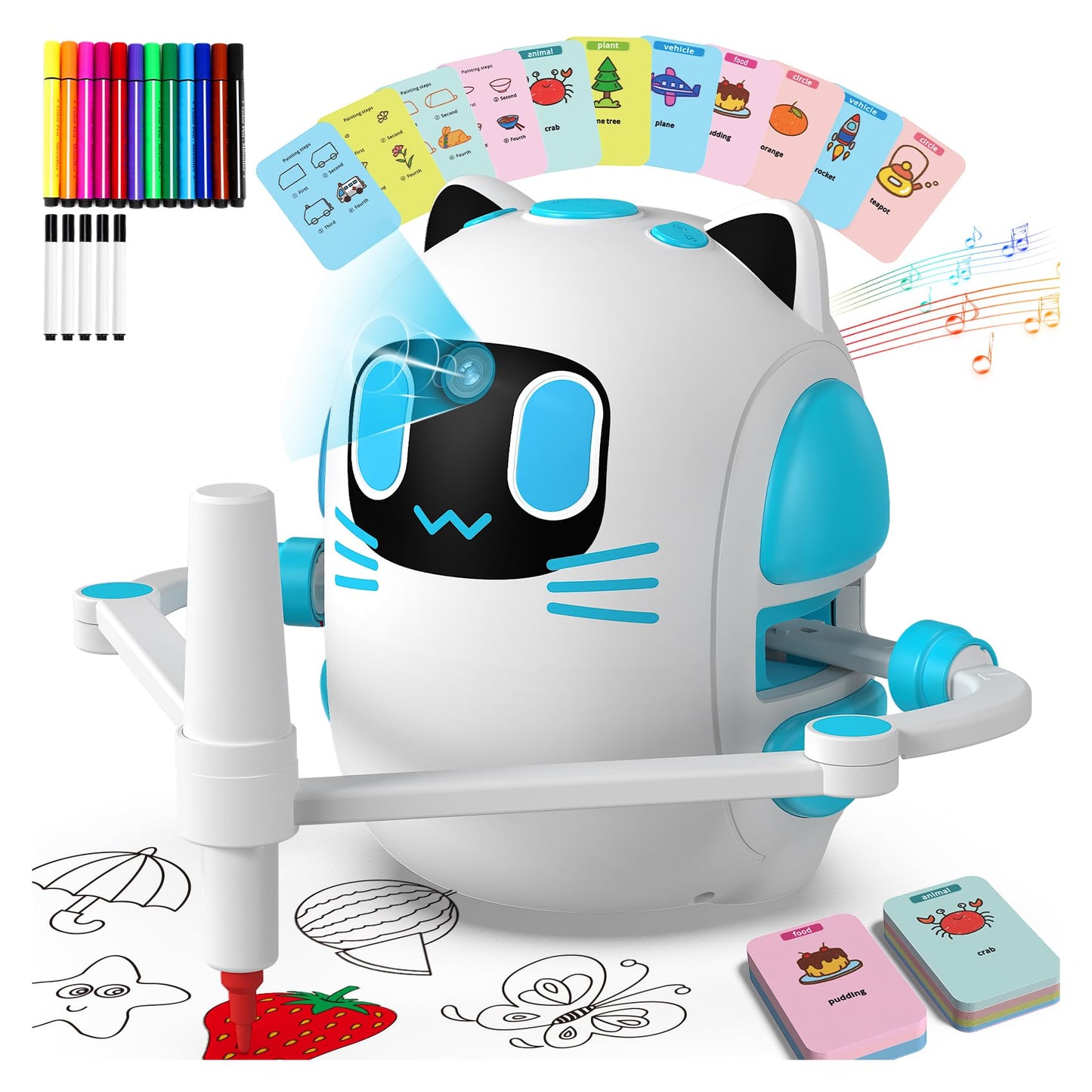 Innofans Drawing Robot for Kids with Camera Recognition – Interactive Learning Toy for Ages 3–8