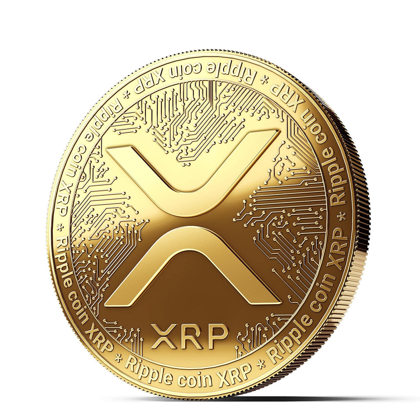 innoGadgets XRP Coin – 24k Gold Plated Collector's Item with Protective Case
