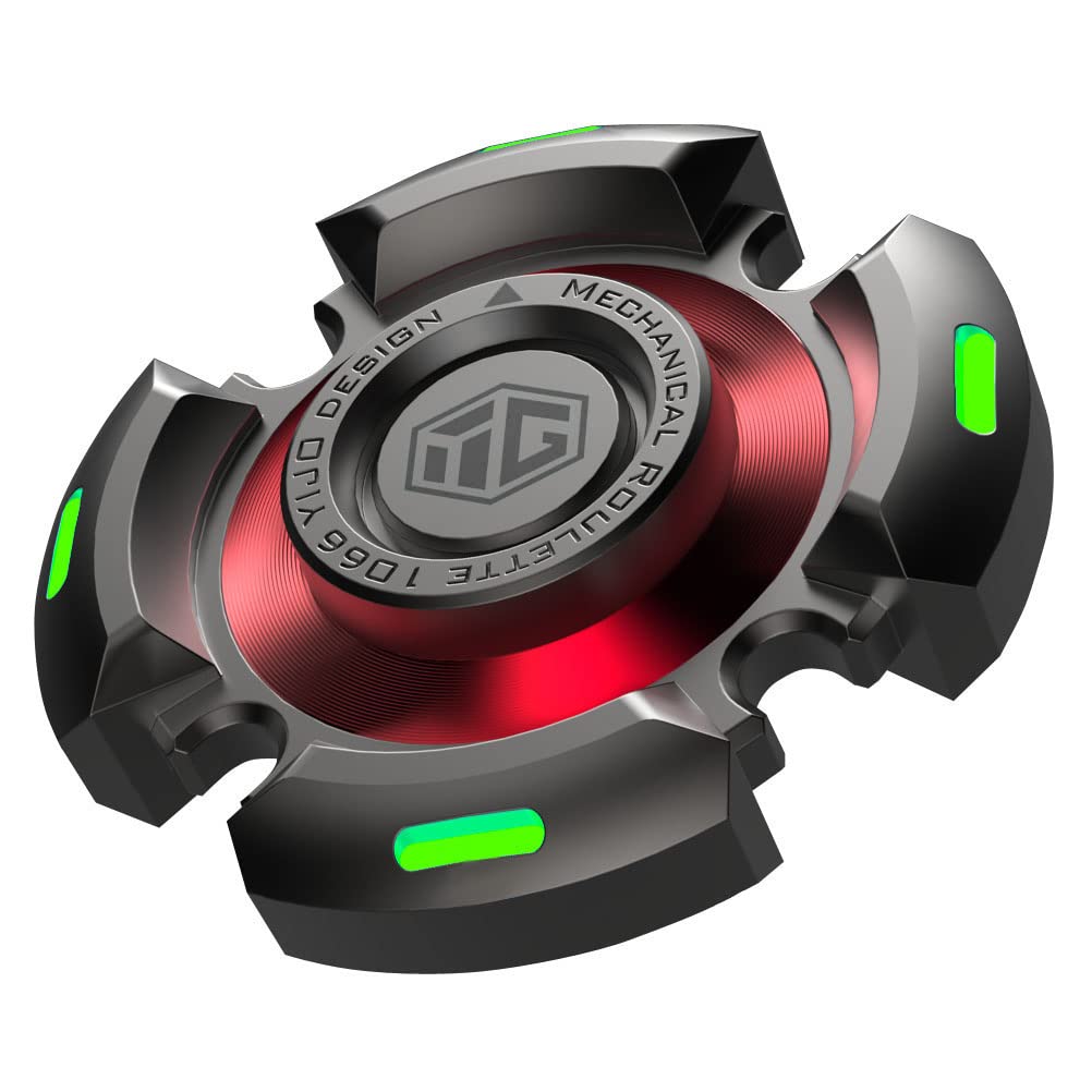 INNÔPLUS Fidget Spinner — Glow-in-the-Dark Metal Spinner for Focus, Calm, and Portability