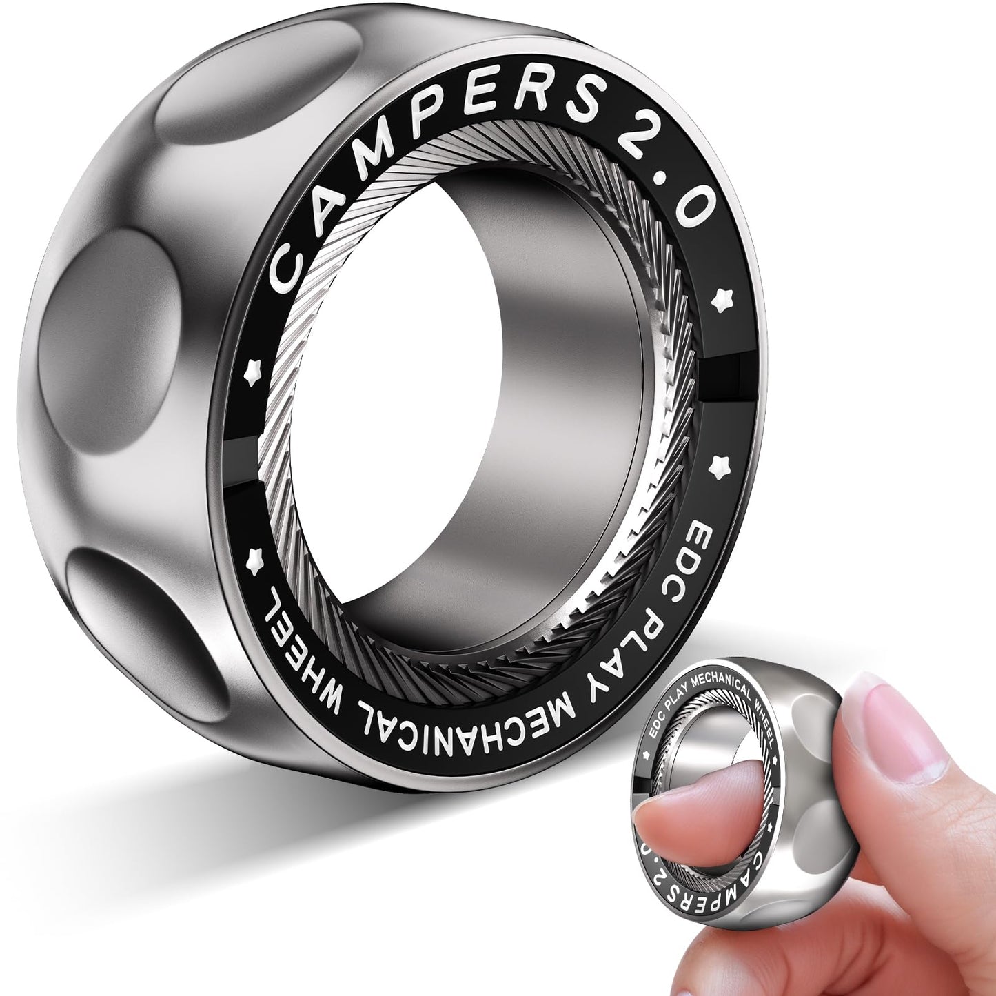 INNÔPLUS Upgrade Magnetic Fidget Spinner Rings – Stress Relief & Focus