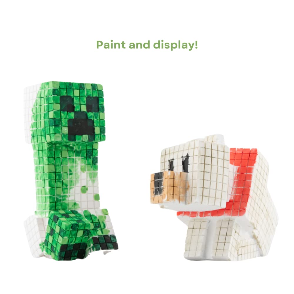 Minecraft Paint-Your-Own Figurines Set – Ceramic DIY Craft Kit | Innovative Designs