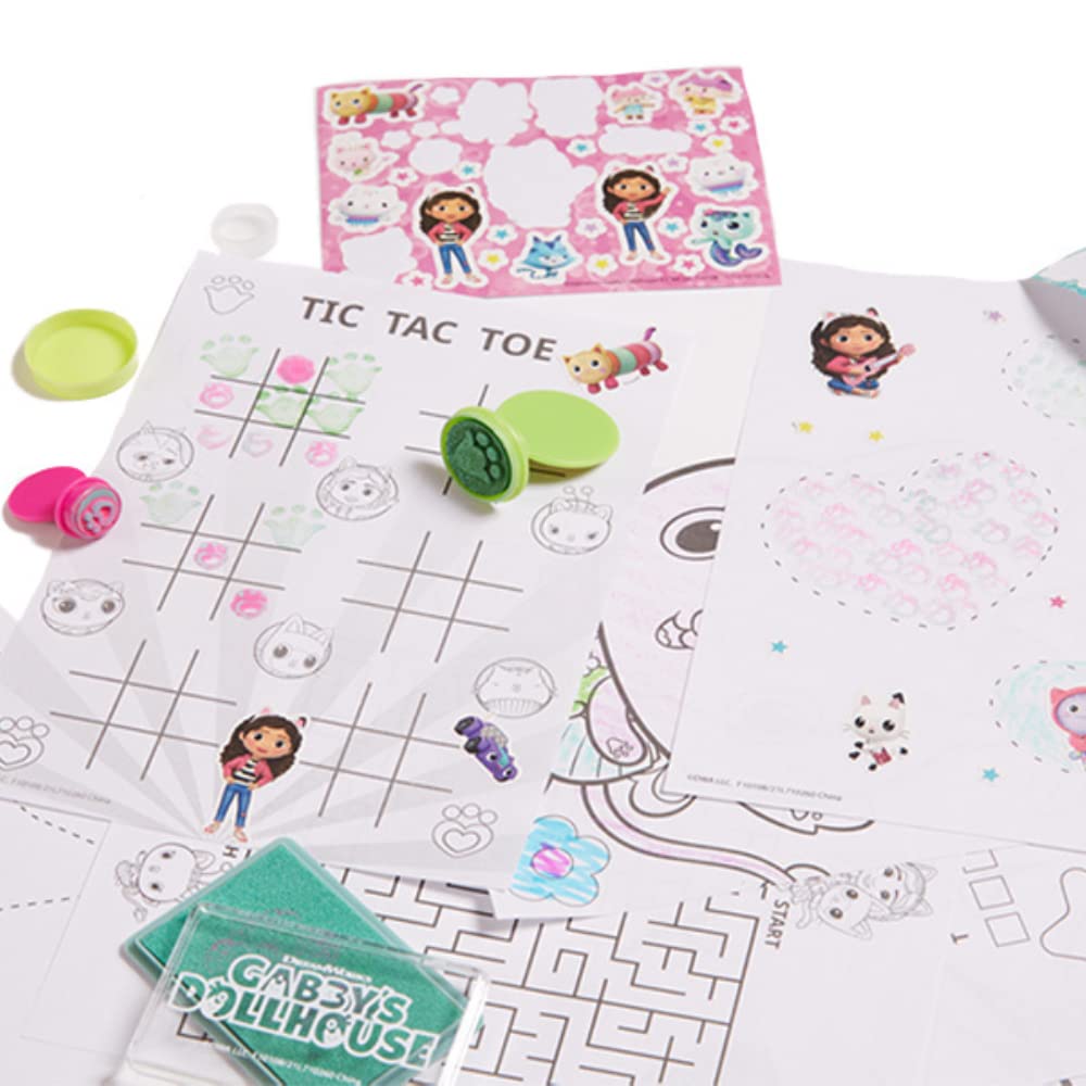 Innovative Designs DreamWorks Gabby’s Dollhouse Deluxe Activity Set with Carrying Tin – Complete Kids Art Kit