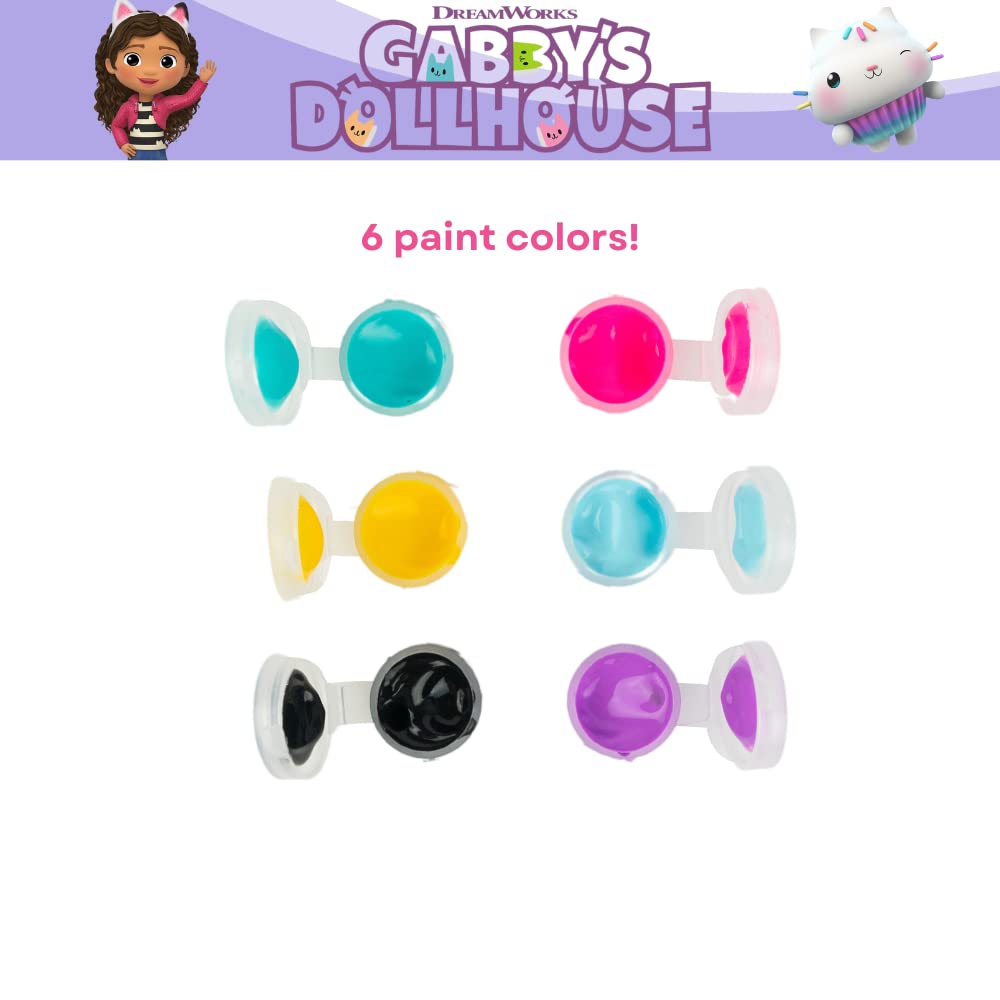 Innovative Designs Gabby’s Dollhouse DIY Paint Your Own Figurines – Arts & Crafts Set for Girls