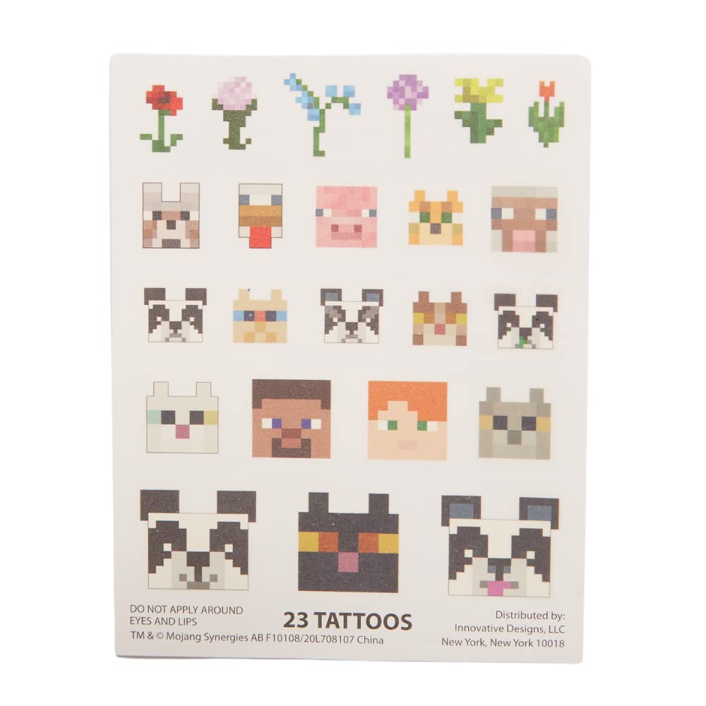 Innovative Designs Minecraft Deluxe Kids Activity Set – Carry Tin, Coloring Sheets & More