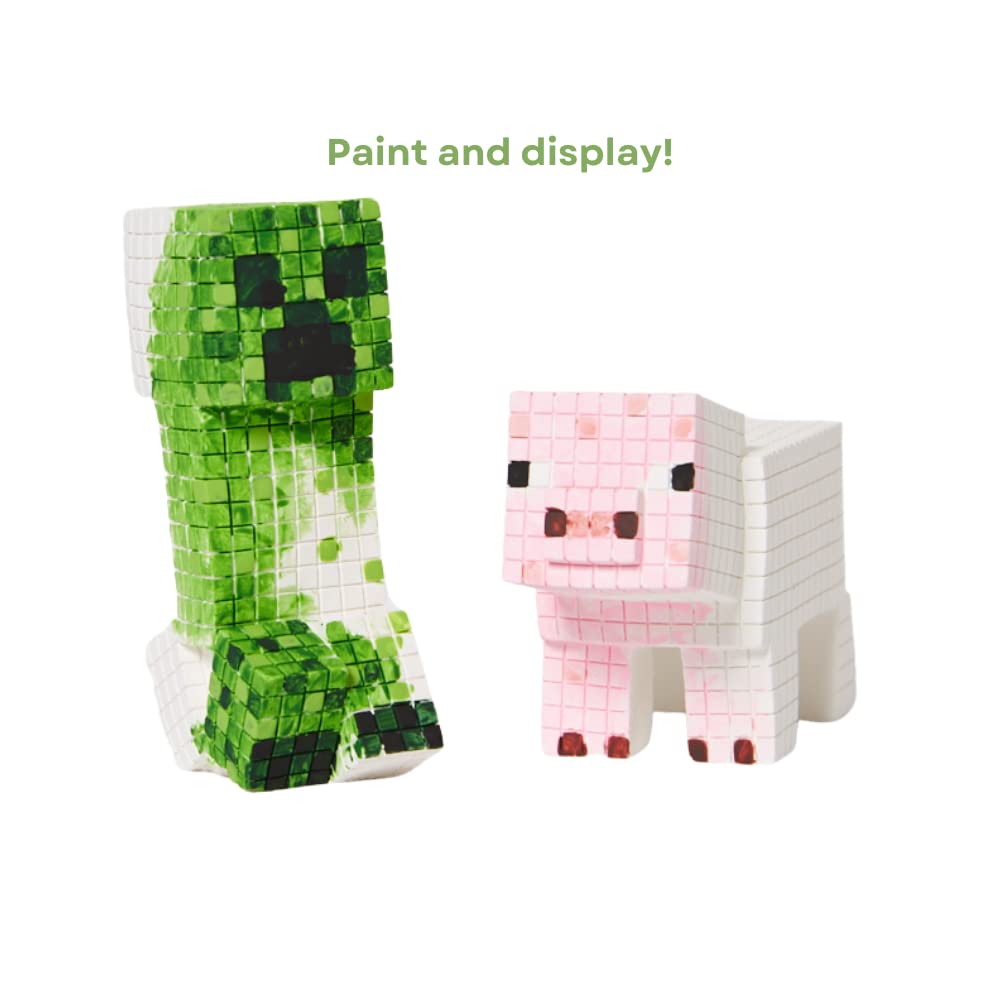 Innovative Designs Minecraft Paint-Your-Own Figurines | Kids Arts & Crafts Set
