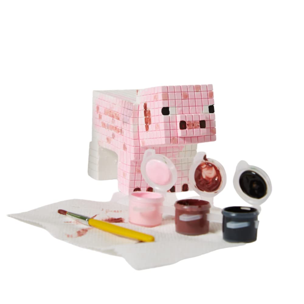 Innovative Designs Minecraft Paint-Your-Own Figurines | Kids Arts & Crafts Set