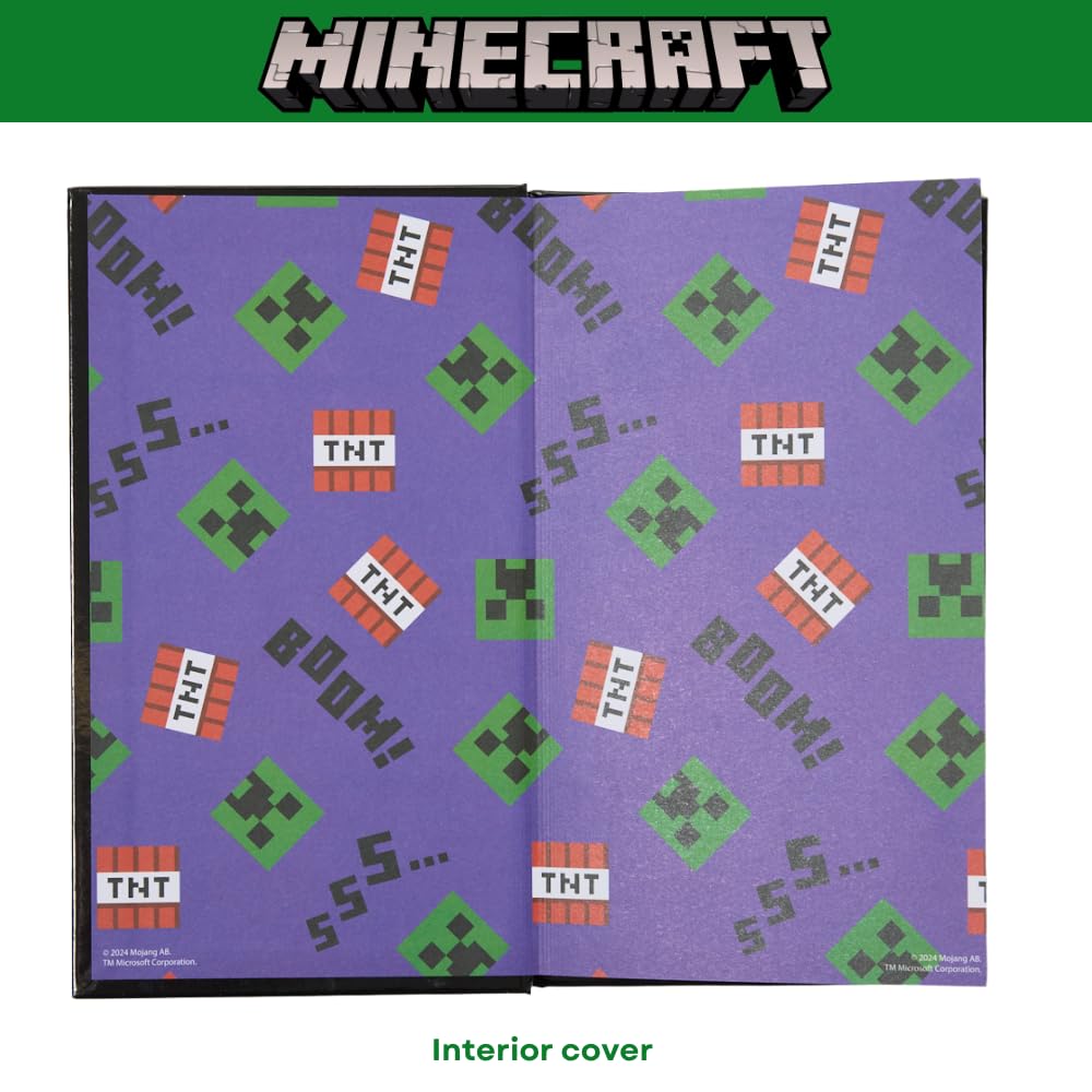 Innovative Designs Minecraft Stationery Set — Journal, Stickers & Pen for Kids