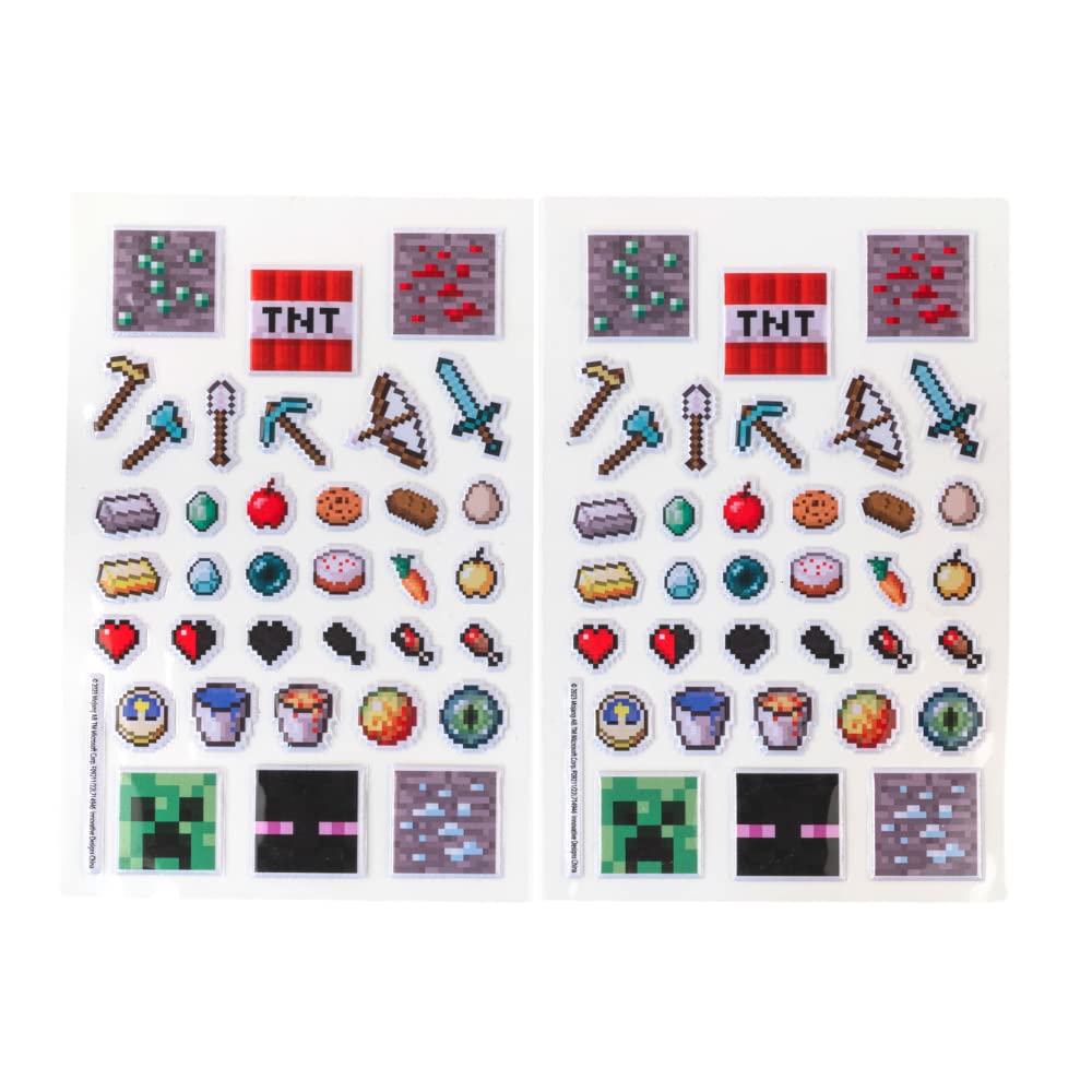 Minecraft Stickers for Kids – 14 Sheet Book Set with 1200+ Stickers | Innovative Designs