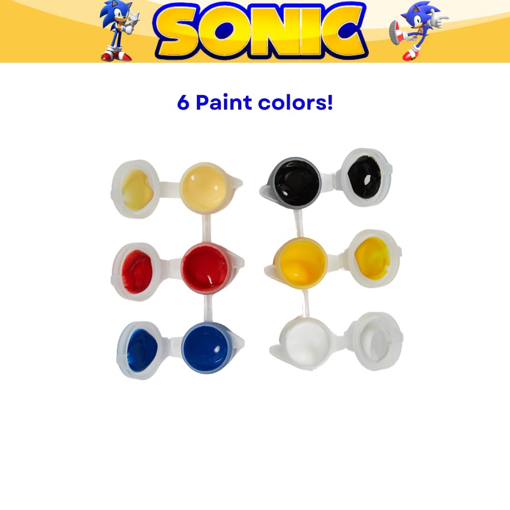 Innovative Designs Sonic The Hedgehog DIY Paint-Your-Own Figurines Set — Sonic & Knuckles