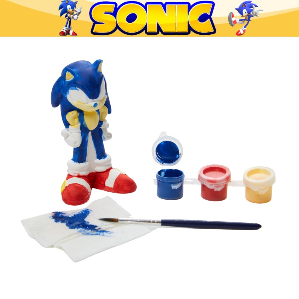 Innovative Designs Sonic The Hedgehog DIY Paint-Your-Own Figurines Set — Sonic & Knuckles