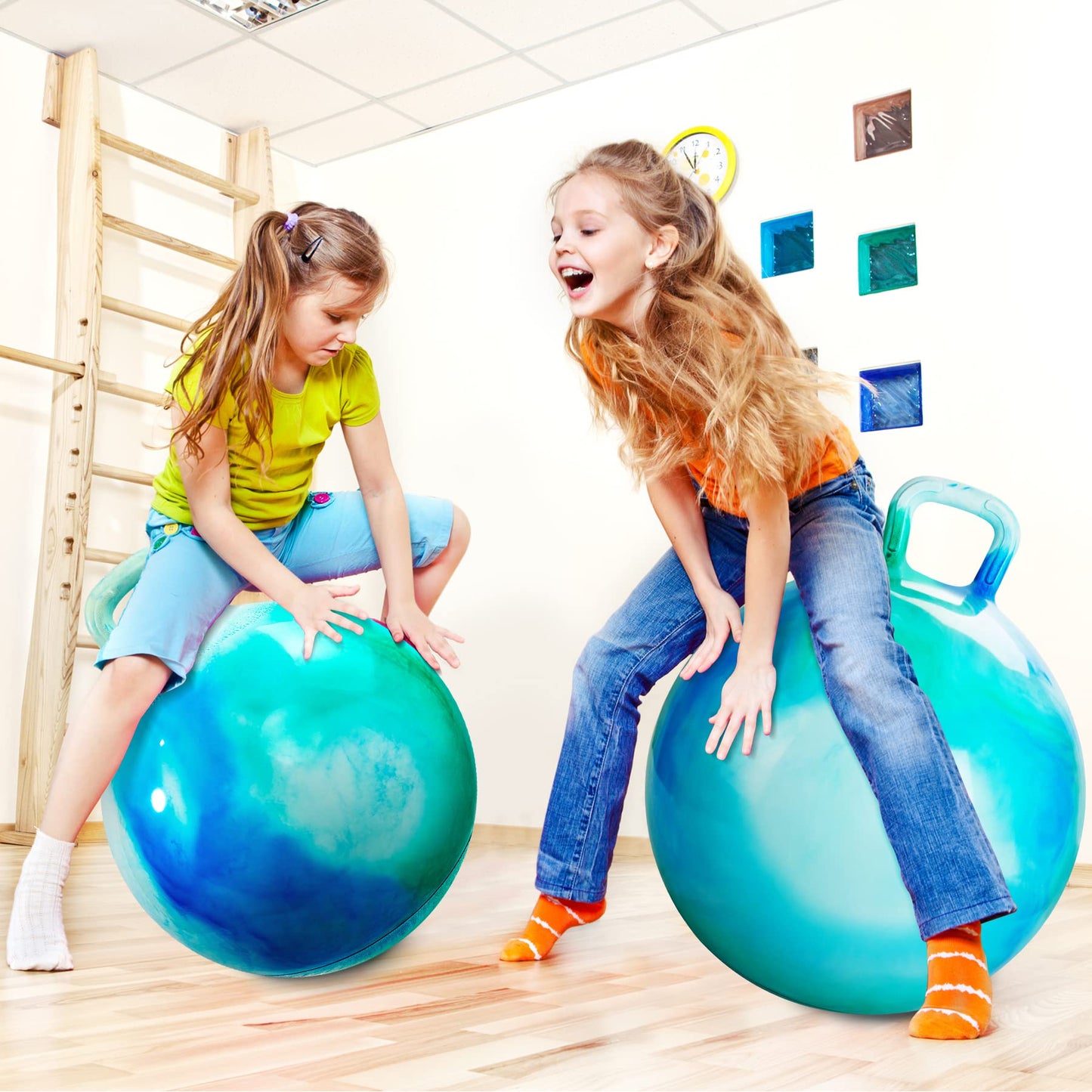 INPODAK Hopper Ball 18 Inch with Handle – Safe Jumping Toy for Kids Aged 3–6