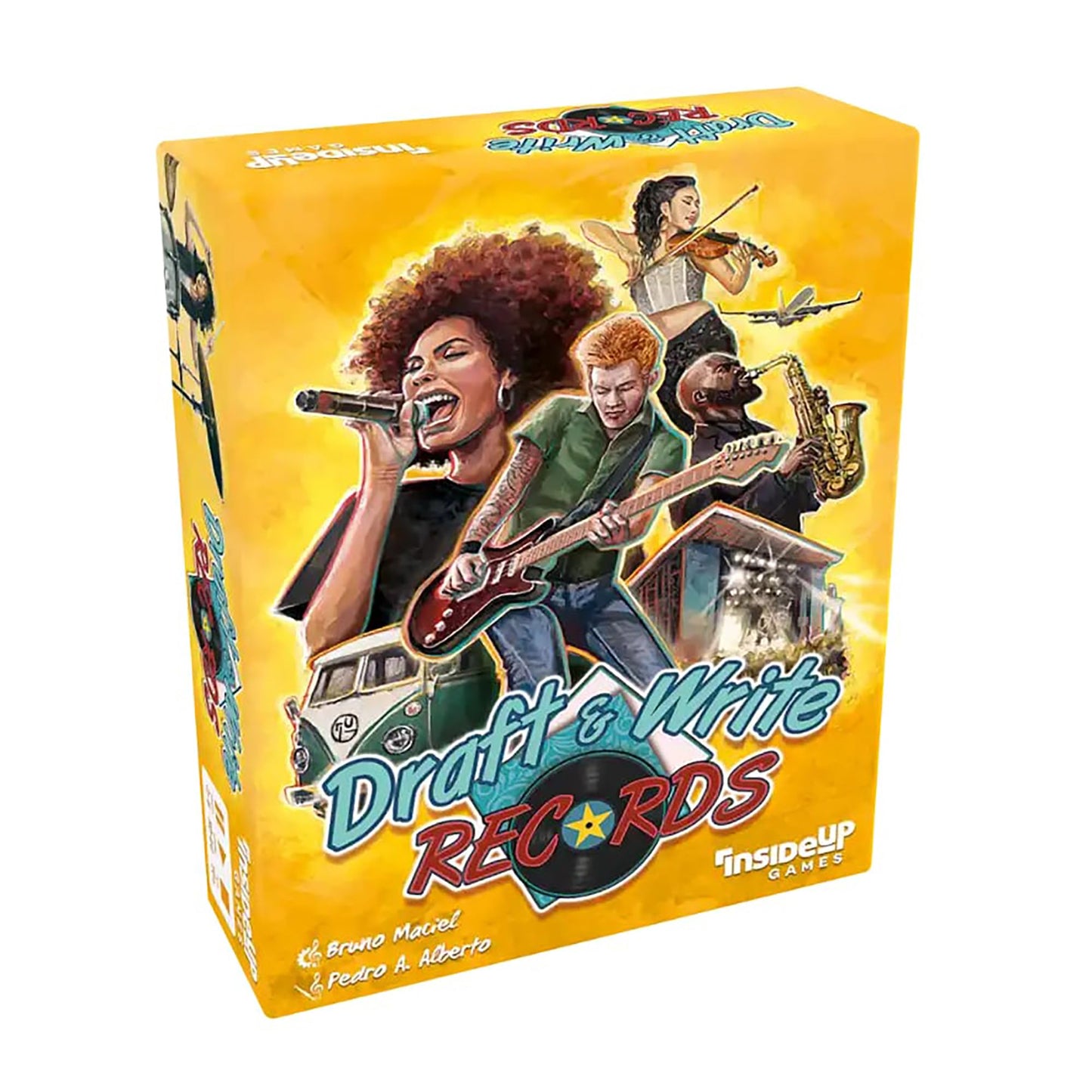 Inside Up Games Draft & Write Records – Music Board Game