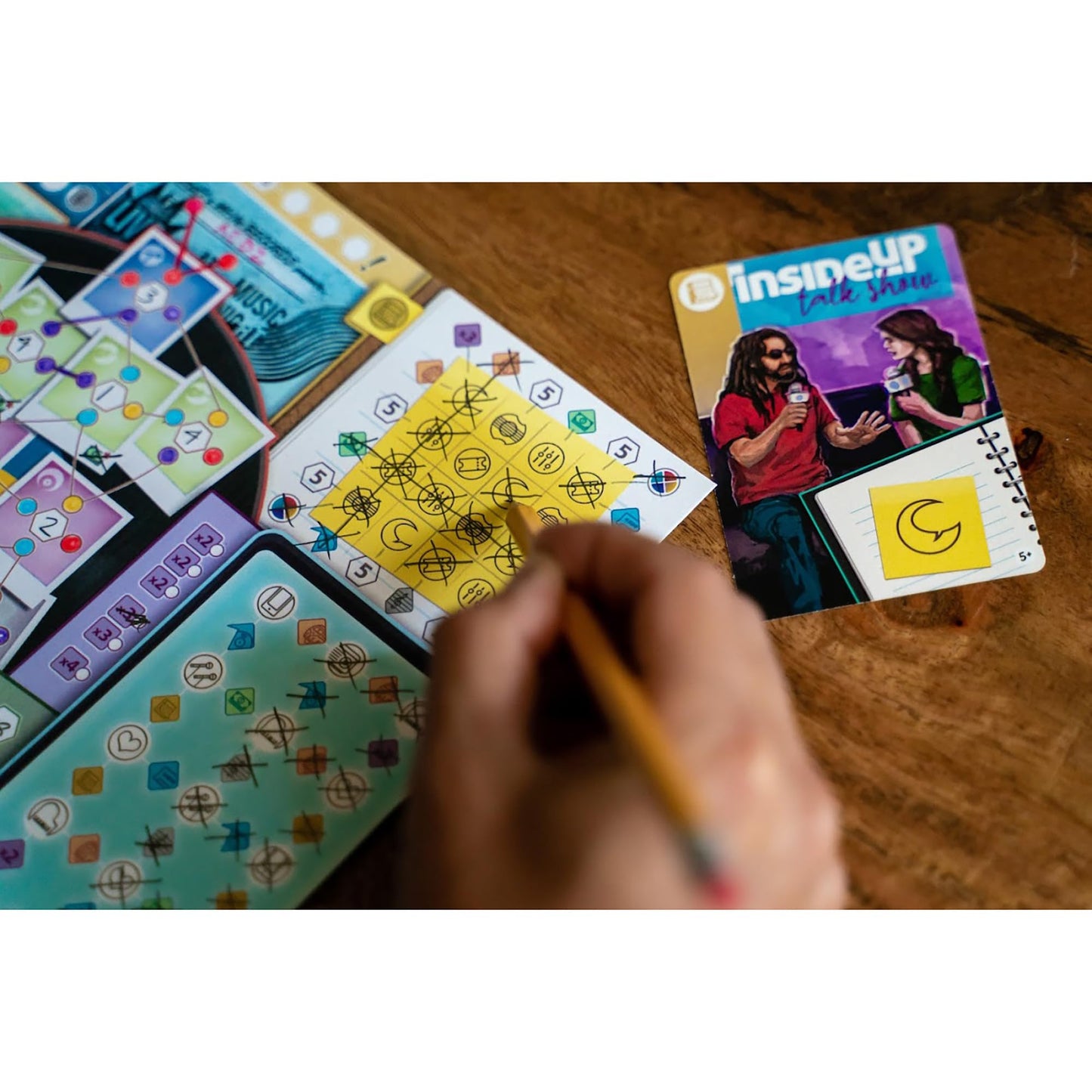 Inside Up Games Draft & Write Records – Music Board Game