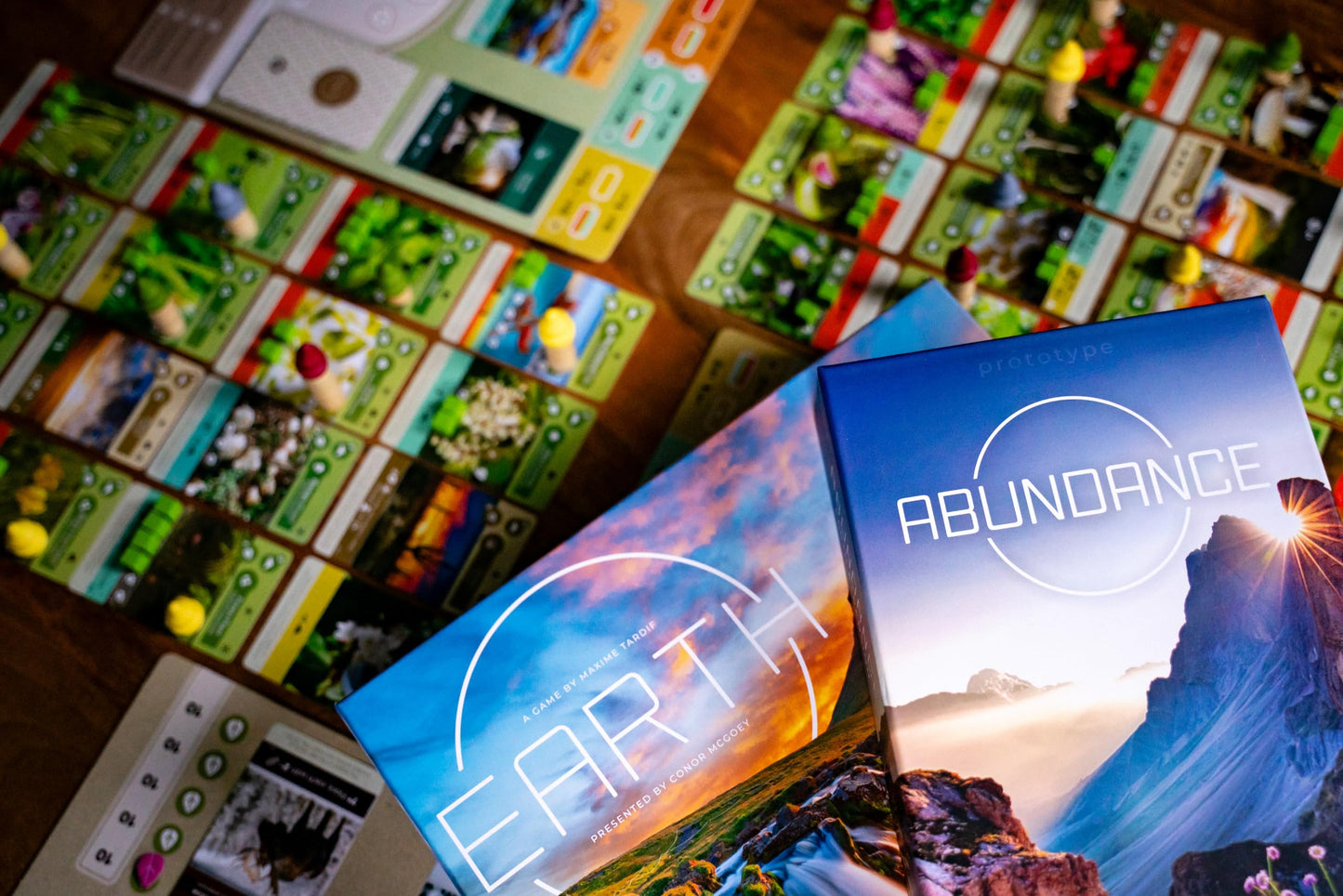 Inside Up Games Earth: Abundance Expansion — Ecosystem Building, Card Drafting & Action Selection (1-6 Players)