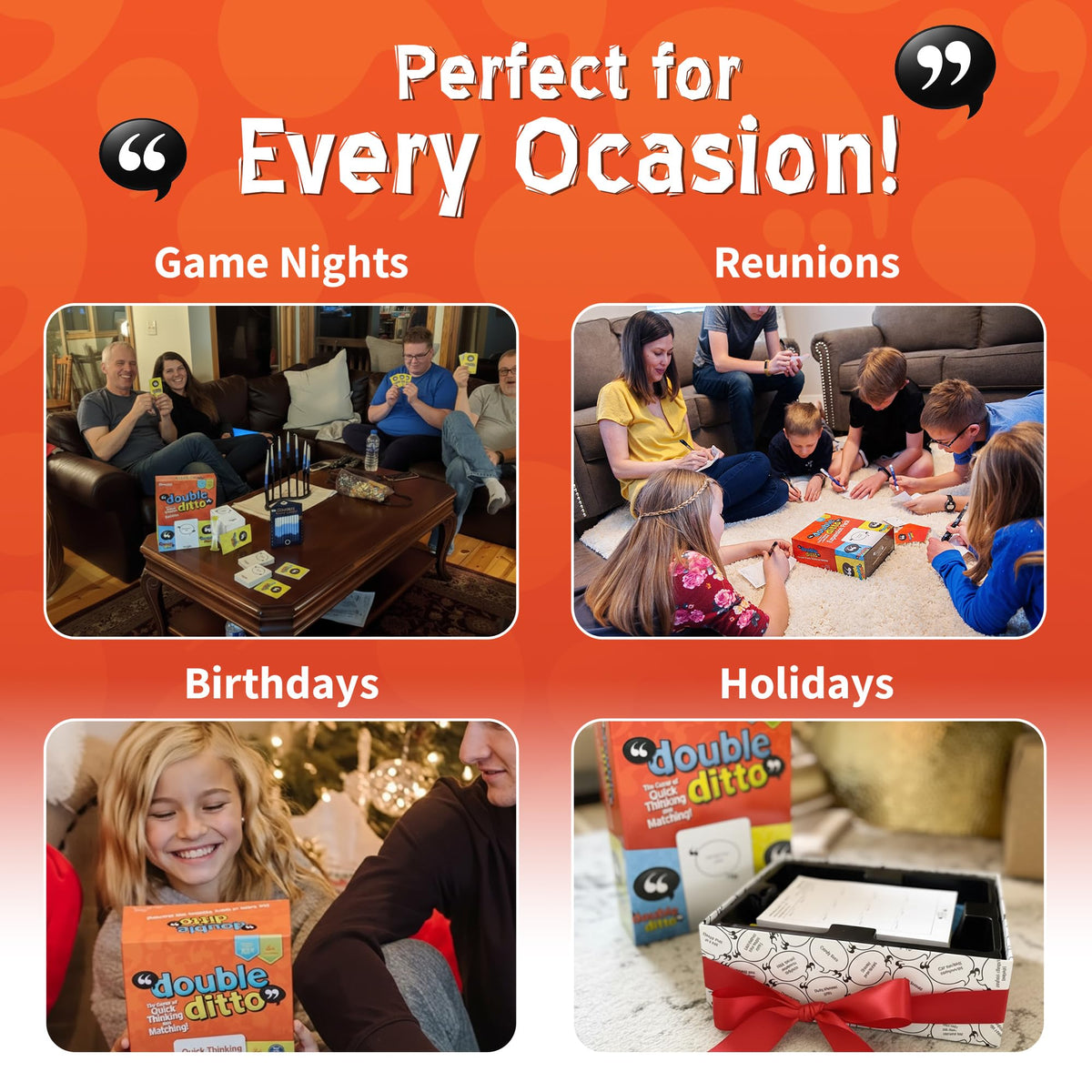 Inspiration Play Double Ditto – Hilarious Award-Winning Family Party Game (Ages 8+)