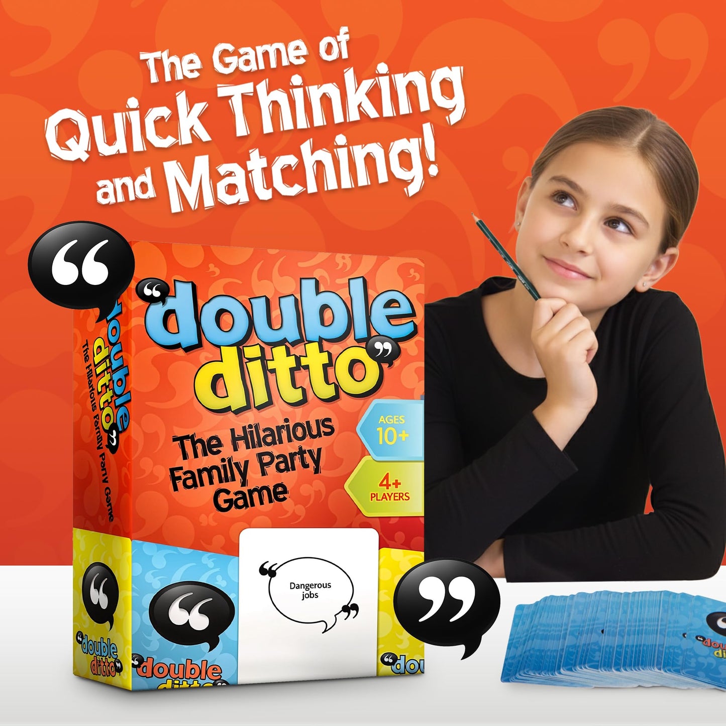 Inspiration Play Double Ditto – Hilarious Award-Winning Family Party Game (Ages 8+)