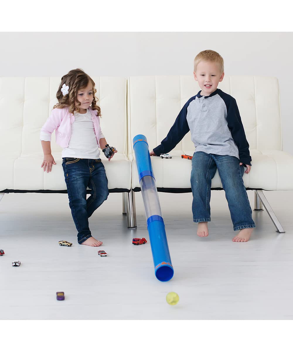 Inspiration Play Tot Tube Playset – Toy Car & Ball Ramp Race Track