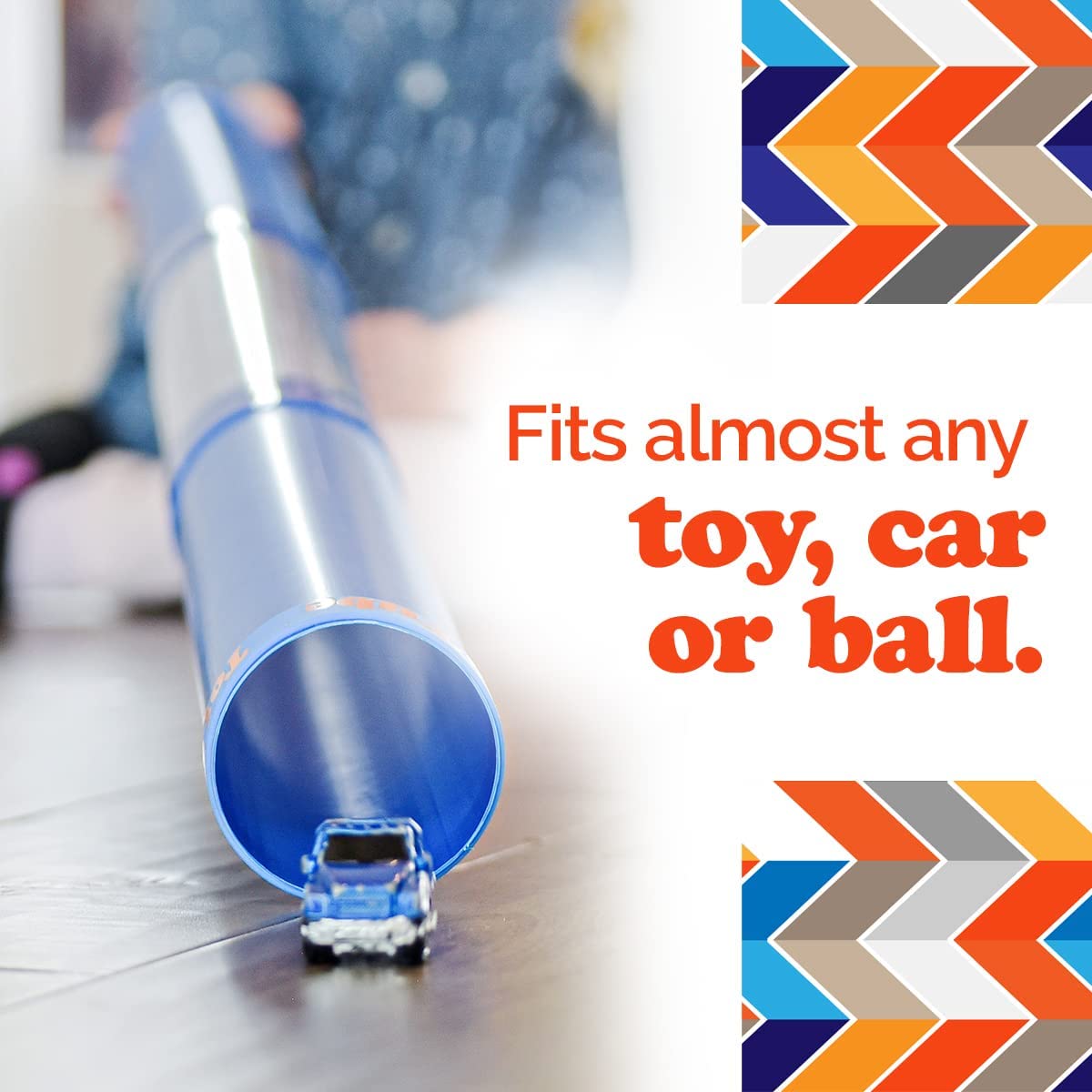 Inspiration Play Tot Tube Playset – Toy Car & Ball Ramp Race Track