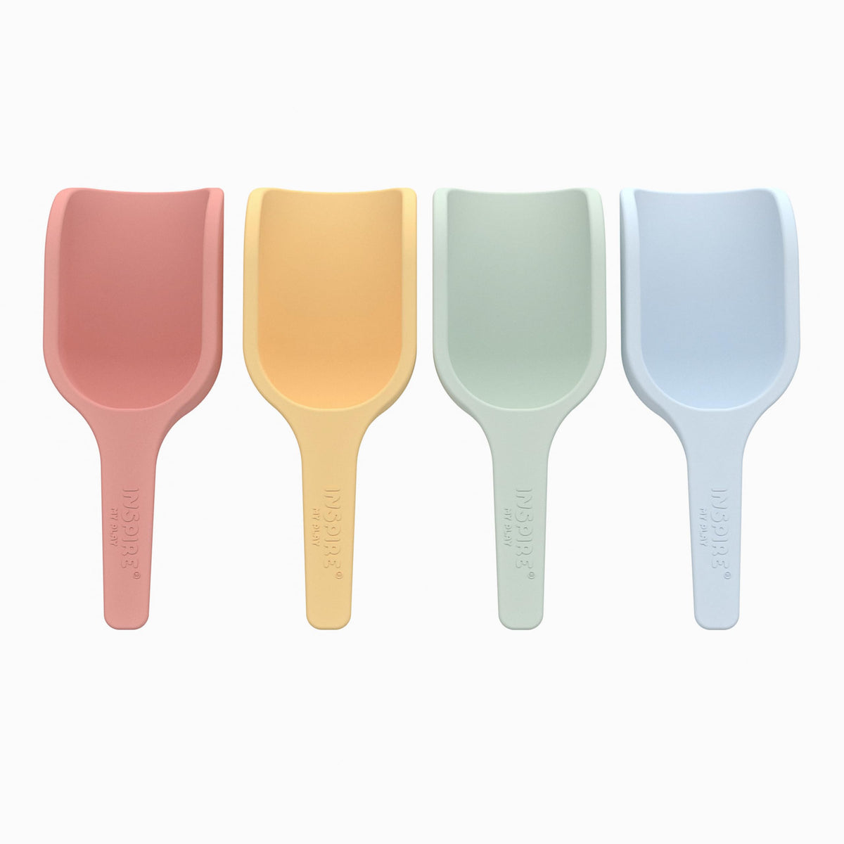 Inspire My Play - 4 Mini Silicone Scoops for Sensory Tray & SEN