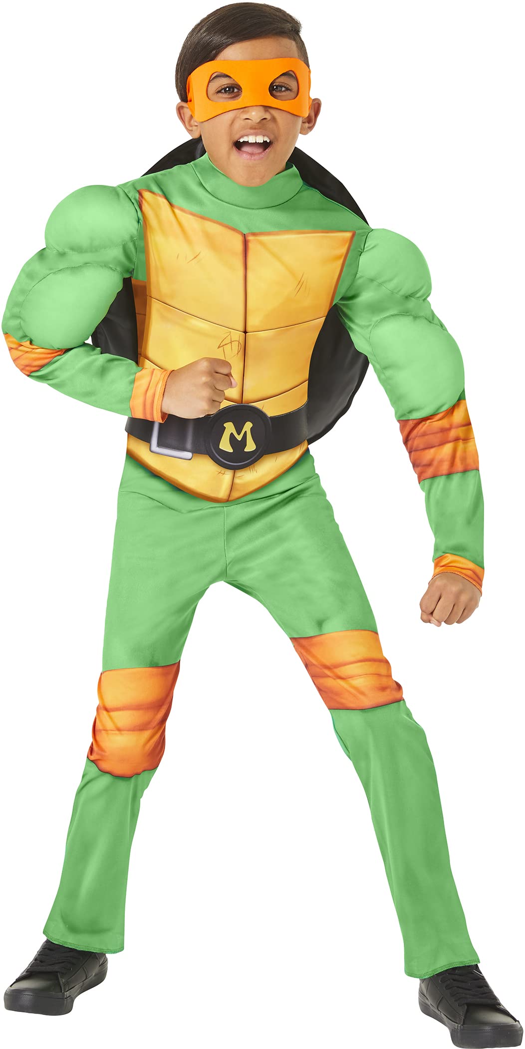 InSpirit Designs TMNT Michelangelo Kids Costume – Officially Licensed, Large