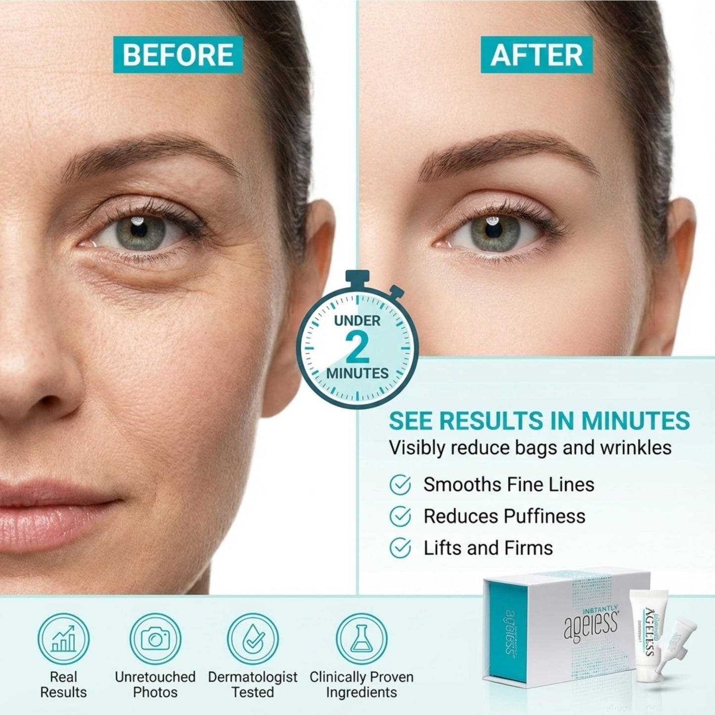 Instantly Ageless Duo Lift Bundle – Facelift in a Box + Collagen Moisturizer