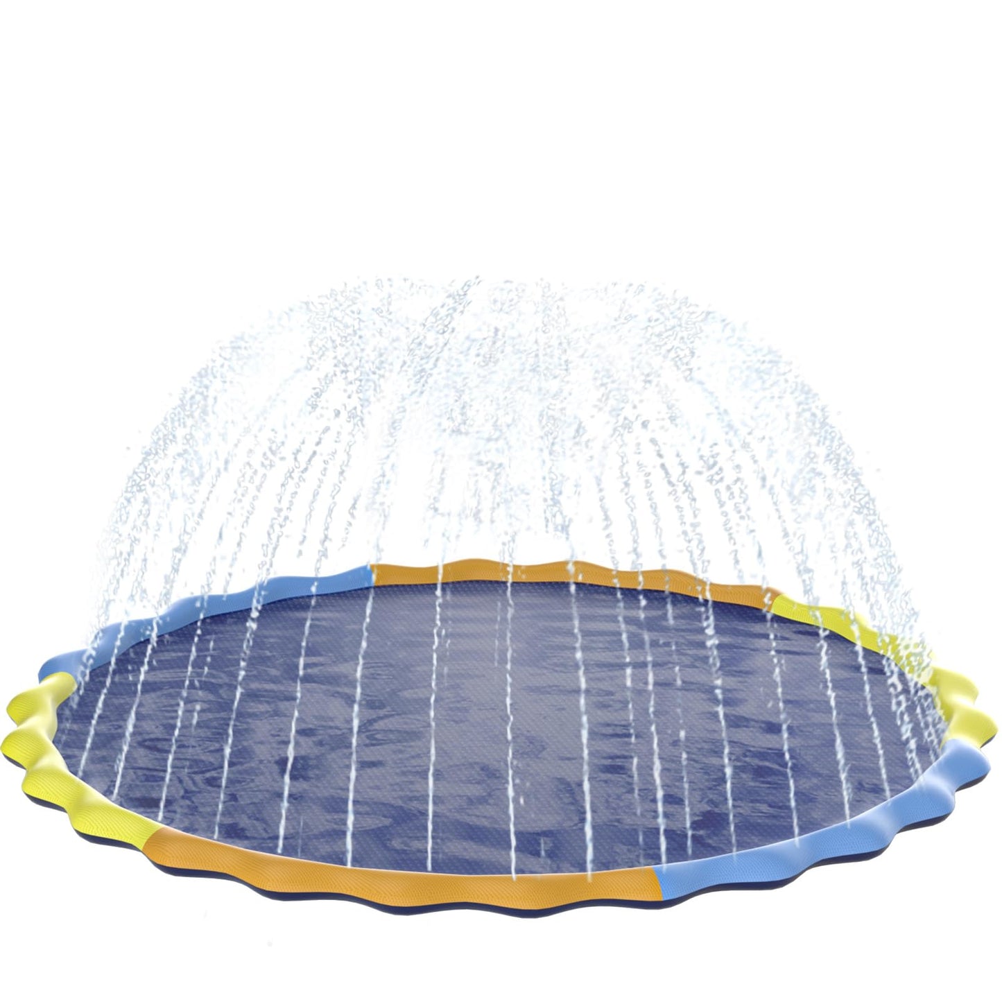 Instraella Splash Pad 120-Inch – Large Non-Slip Outdoor Water Play for Dogs & Kids