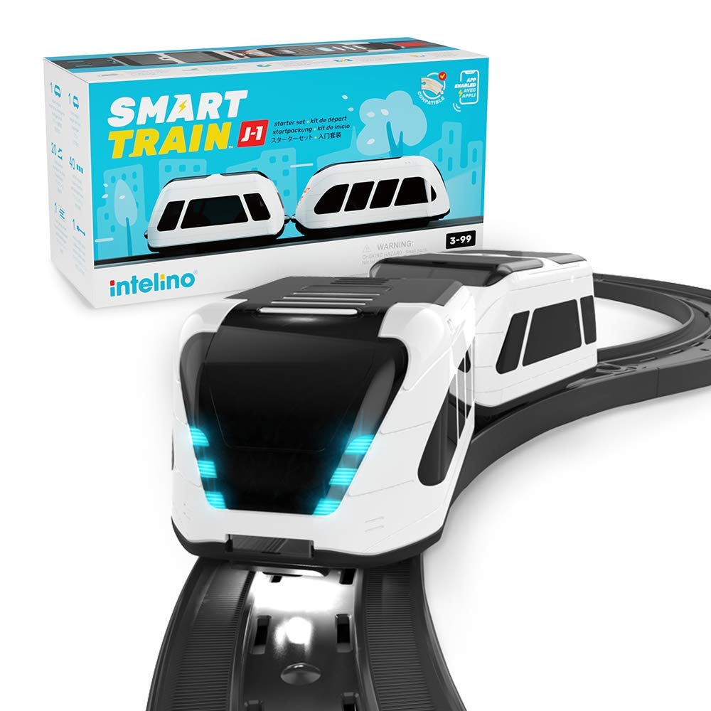 intelino Smart Train Starter Set — Award-Winning Train Toy with App-Based Play & Screen-Free Coding