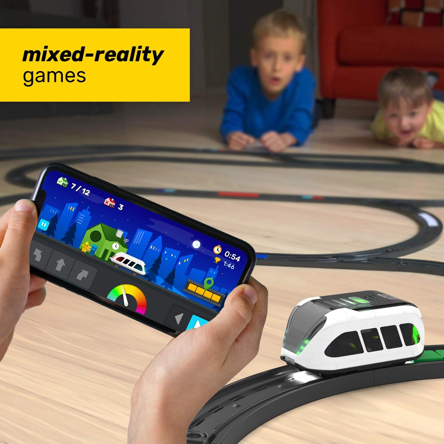 intelino Smart Train Starter Set — Award-Winning Train Toy with App-Based Play & Screen-Free Coding