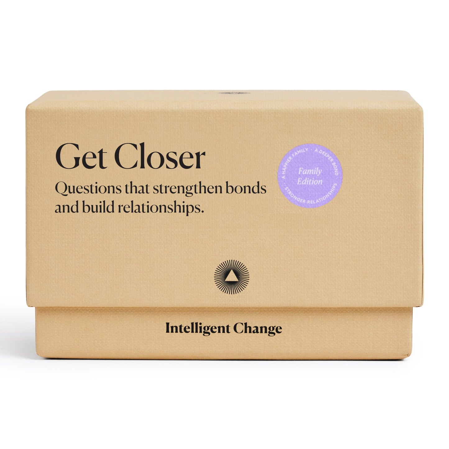 Intelligent Change Get Closer: Family Bonding Question Card Game – 100 Cards for Meaningful Conversations