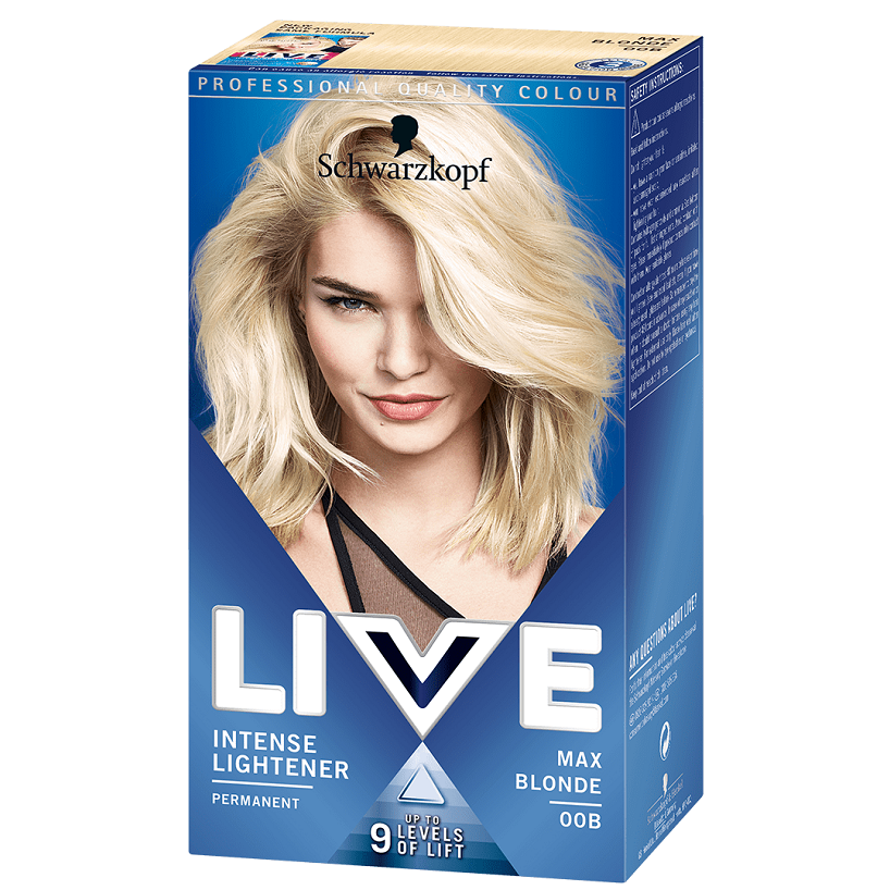 Schwarzkopf Live Intense Lightener for Vibrant Blonding & Salon-Quality Lift at Home
