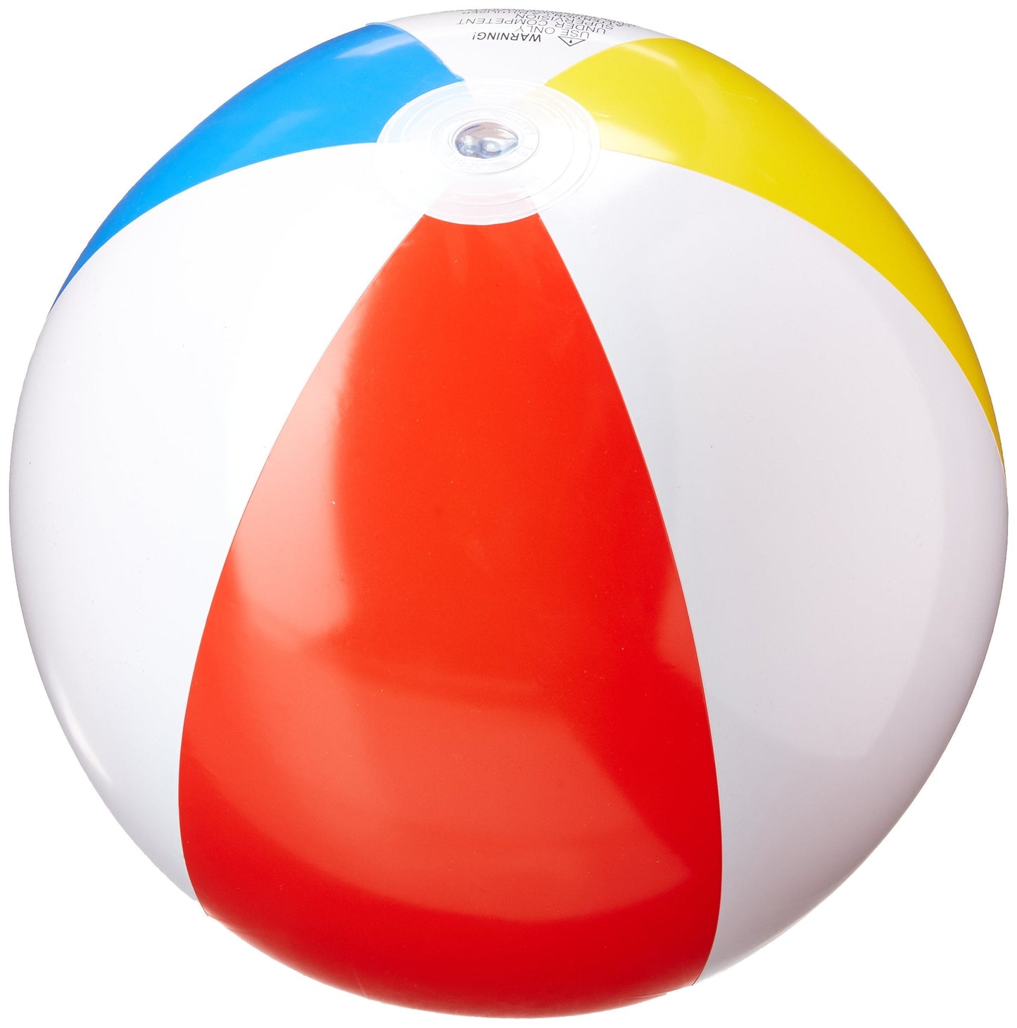 Intex 3 Pack 59020EP 20-Inch Glossy Panel Beach Balls for Pool and Beach