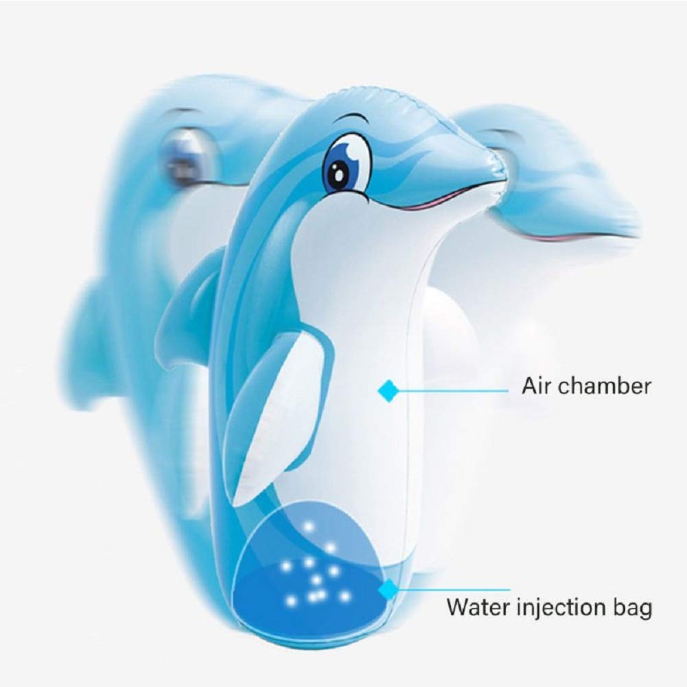 Intex 3D Bop Bag Inflatable Tiger, Dinosaur & Dolphin – Kids Punching Toy