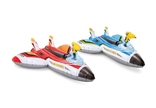 Intex Water Gun Plane Inflatable Float – 46x46in Pool Toy, 88 lb Capacity