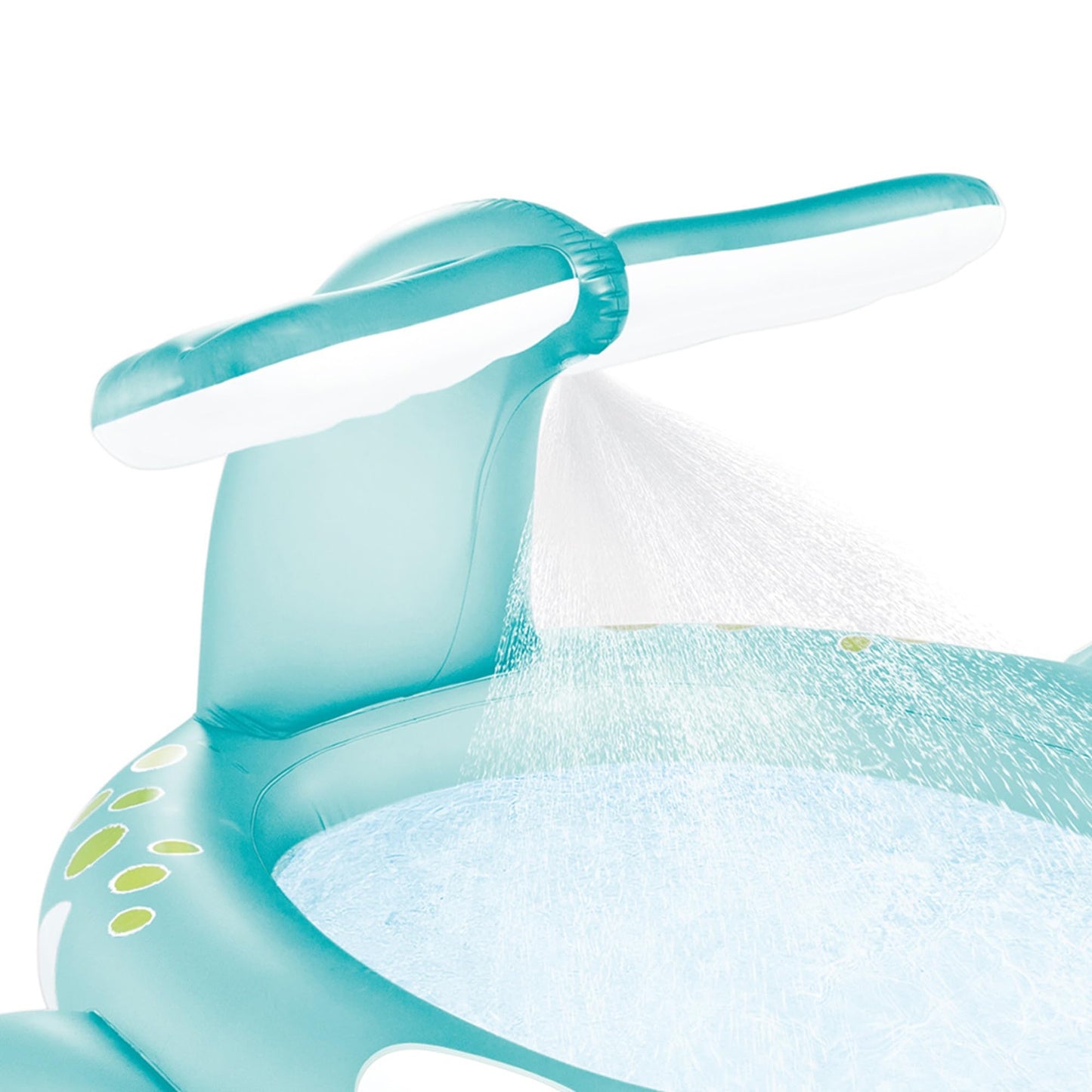 Intex 57440EP Inflatable Whale Spray Pool – 79x77x36 in, Kiddie Sprayer