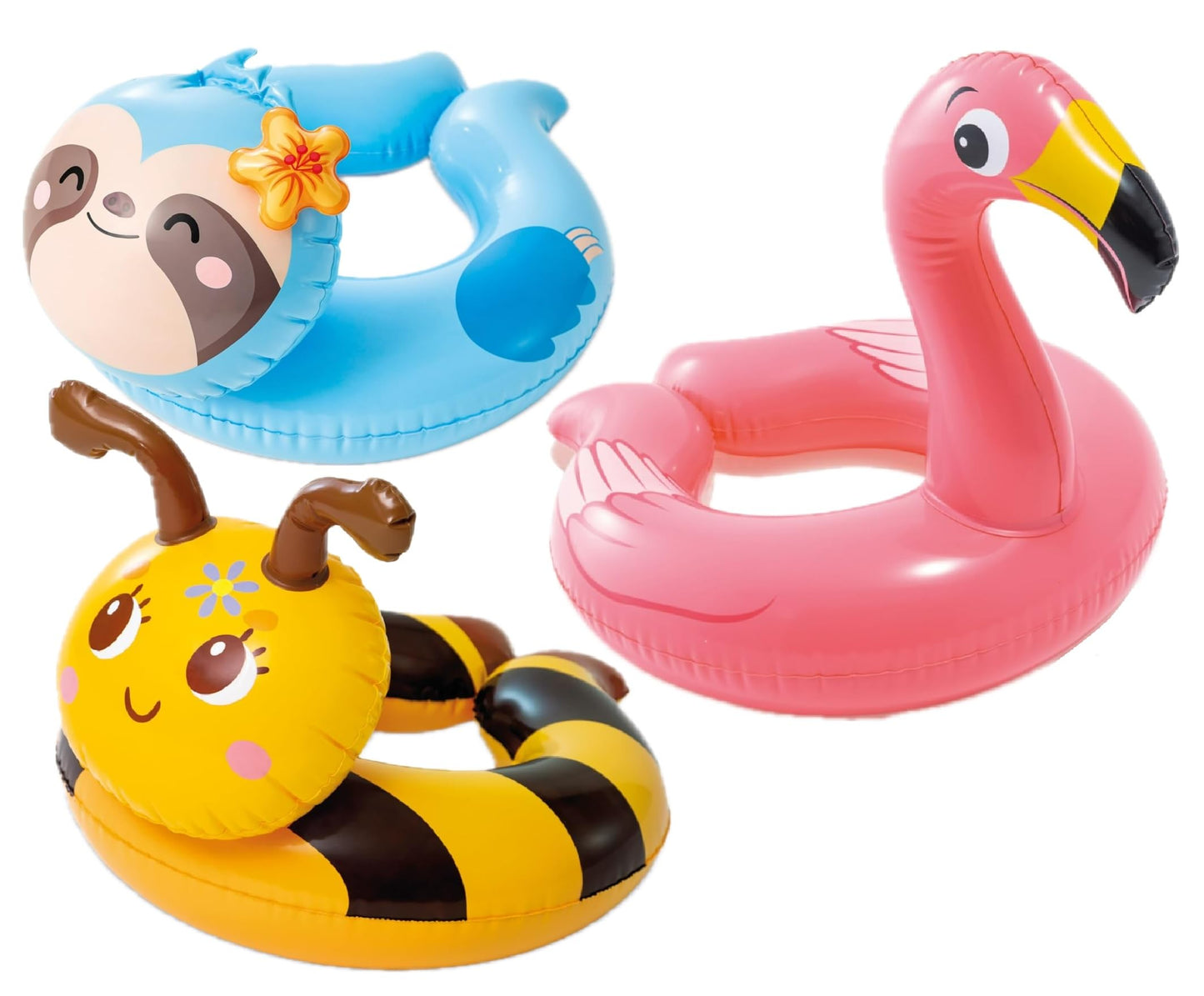 Intex Animal Split Ring – Random Styles (Bird, Zebra, Turtle) Pool Toy for Kids 3–6