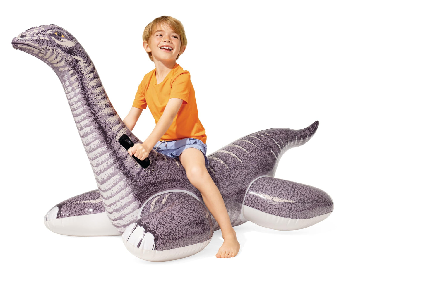 Intex Brontosaurus Inflatable Pool Float – 70 x 37 in, Heavy-Duty Handles, Ages 3+