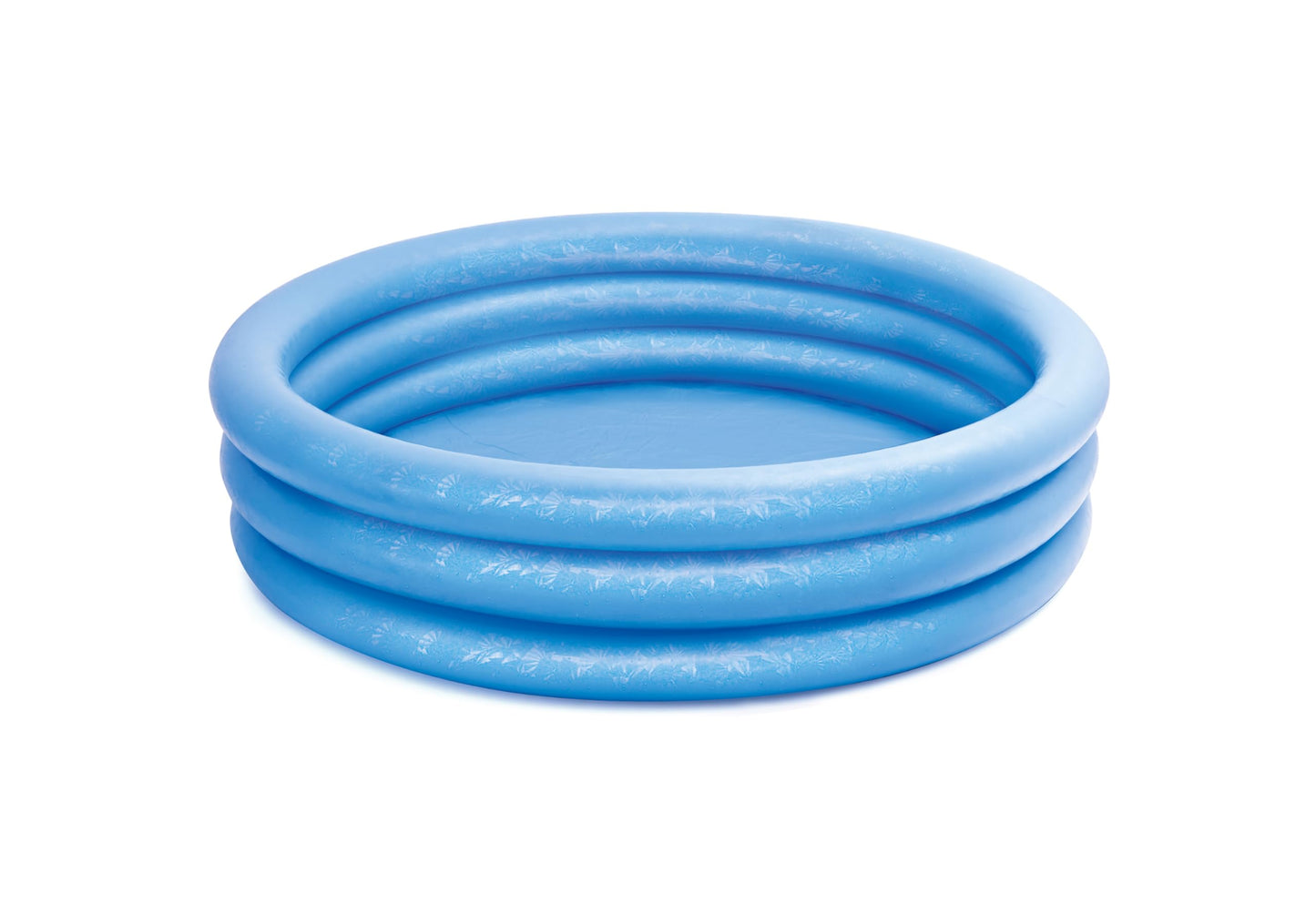 Intex Crystal Blue Inflatable Kiddie Pool 66in x 15in | 127 Gallon Capacity | Model 58446EP